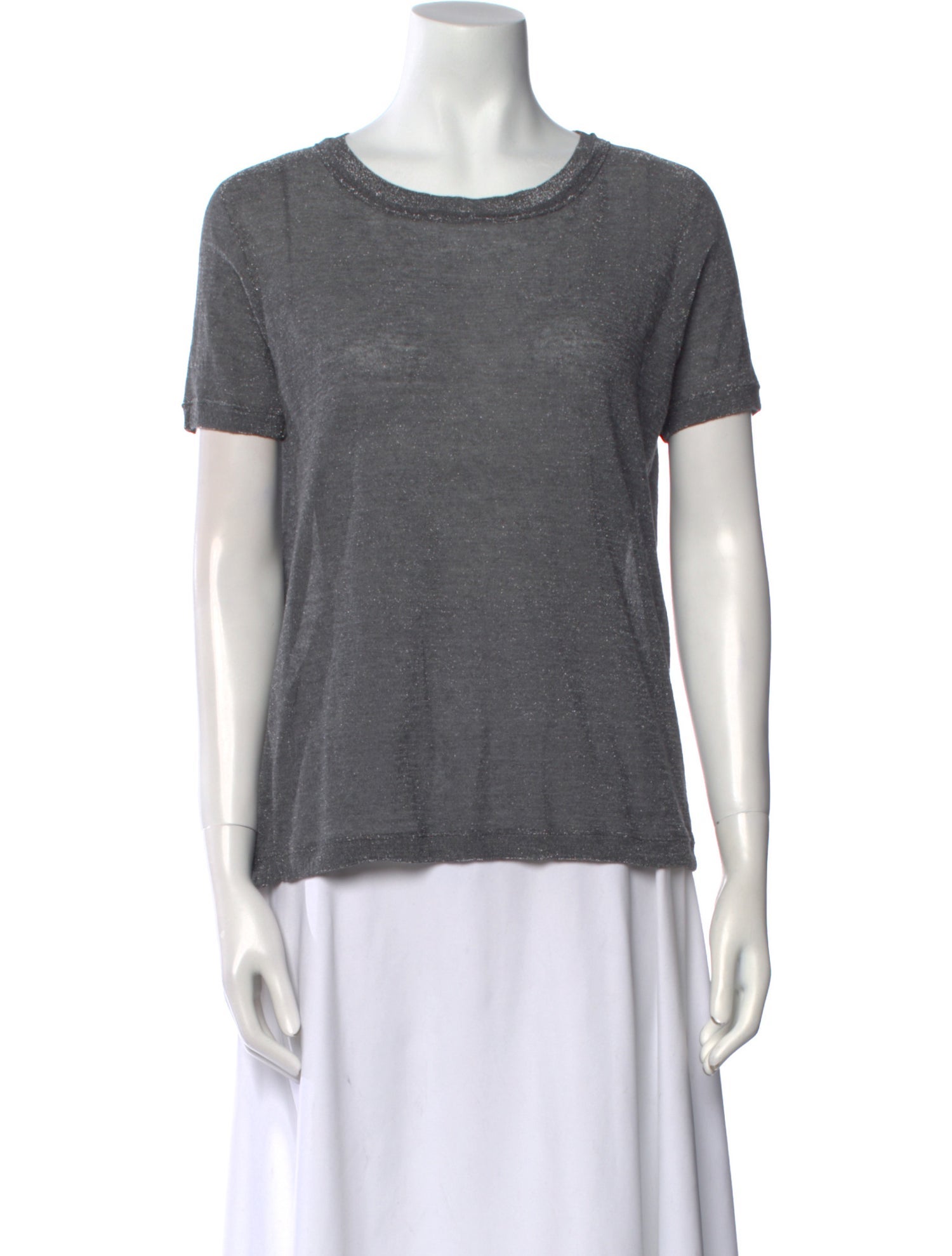 Max Mara Scoop Neck Short Sleeve T-Shirt