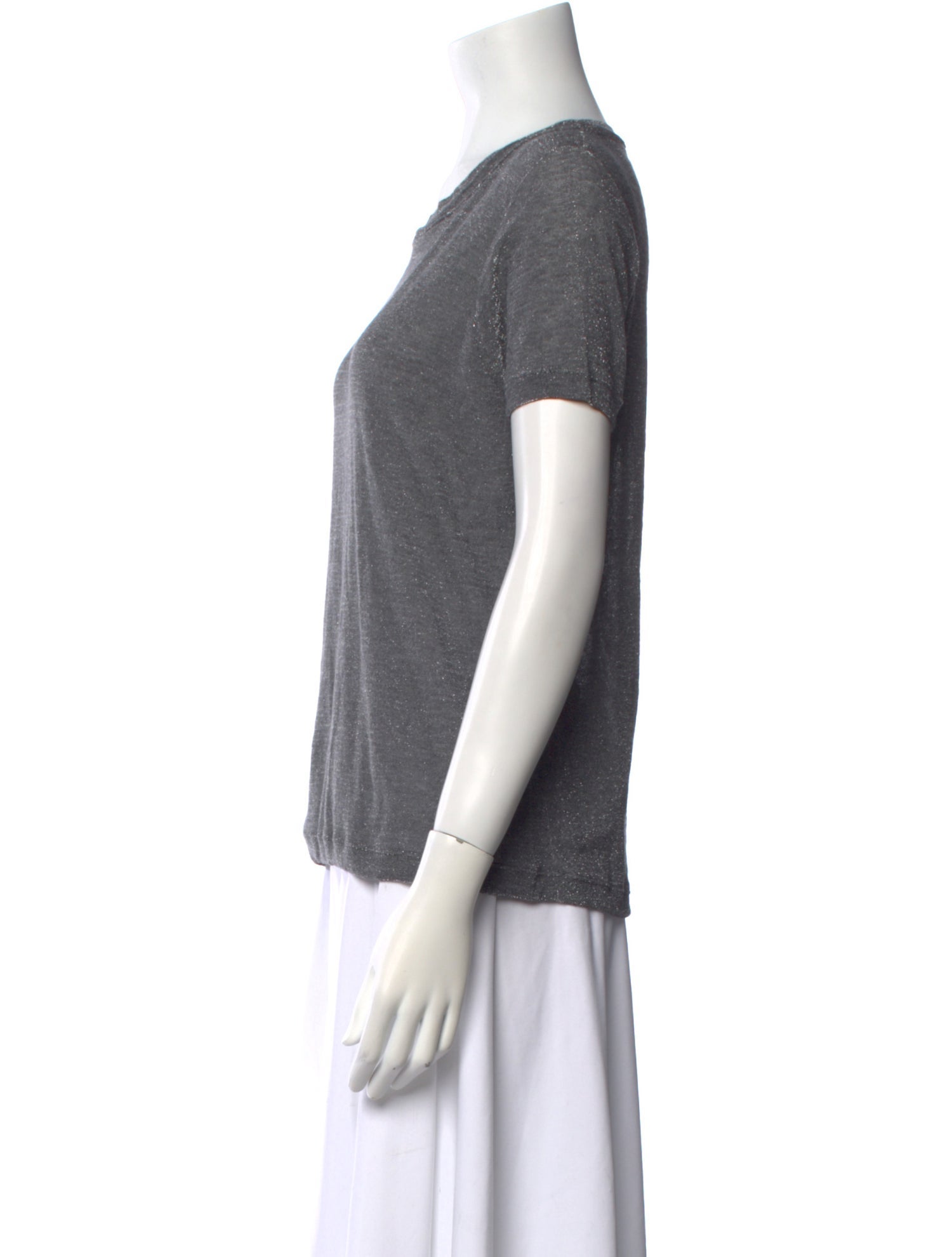 Max Mara Scoop Neck Short Sleeve T-Shirt