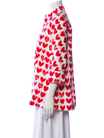 Max Mara Printed Three-Quarter Sleeve Tunic