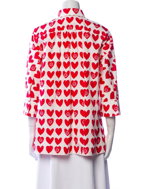Max Mara Printed Three-Quarter Sleeve Tunic