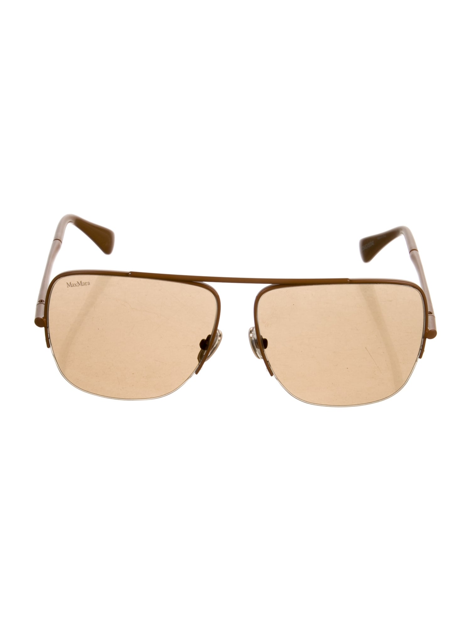 Max Mara Aviator Tinted Sunglasses