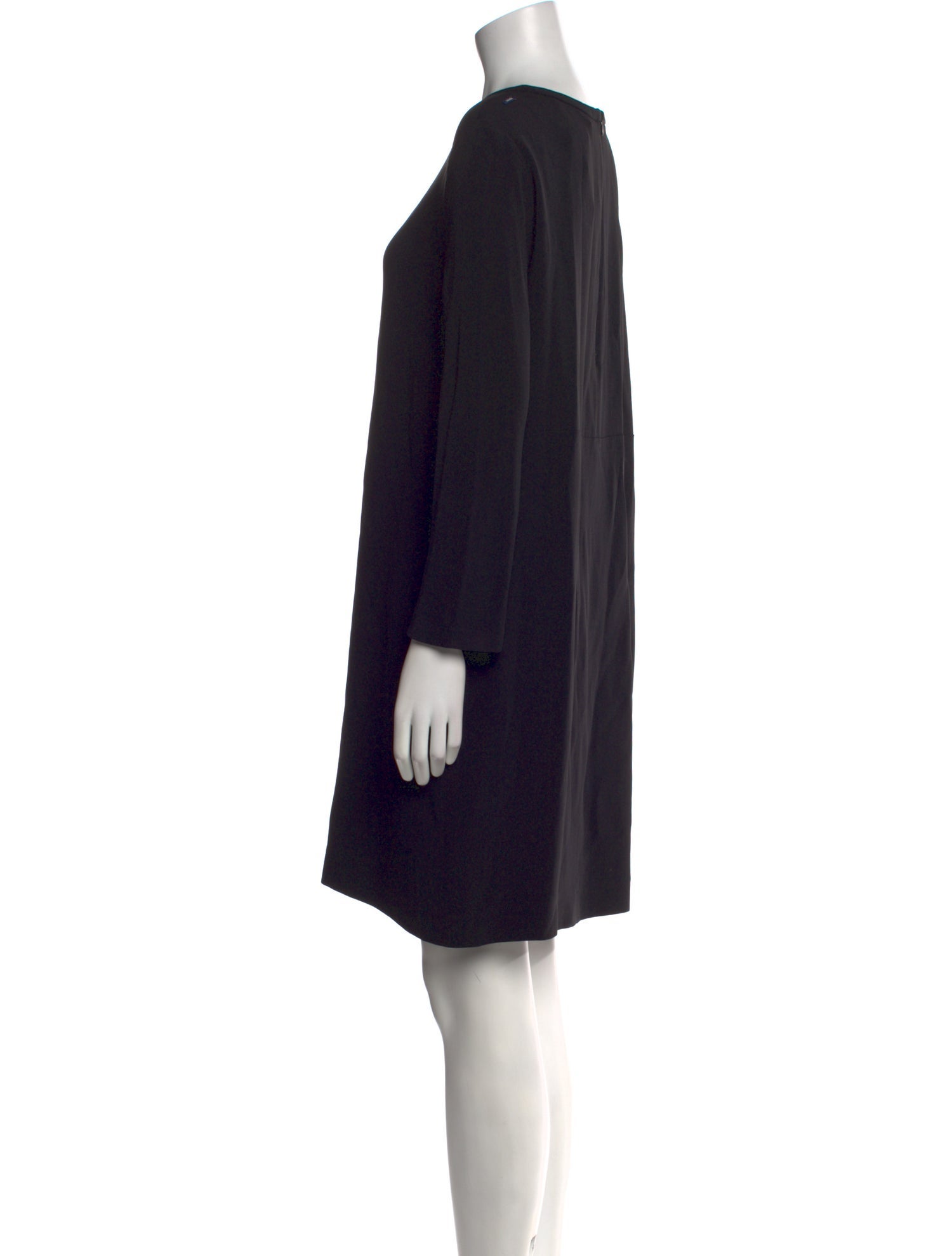 Max Mara Scoop Neck Knee-Length Dress
