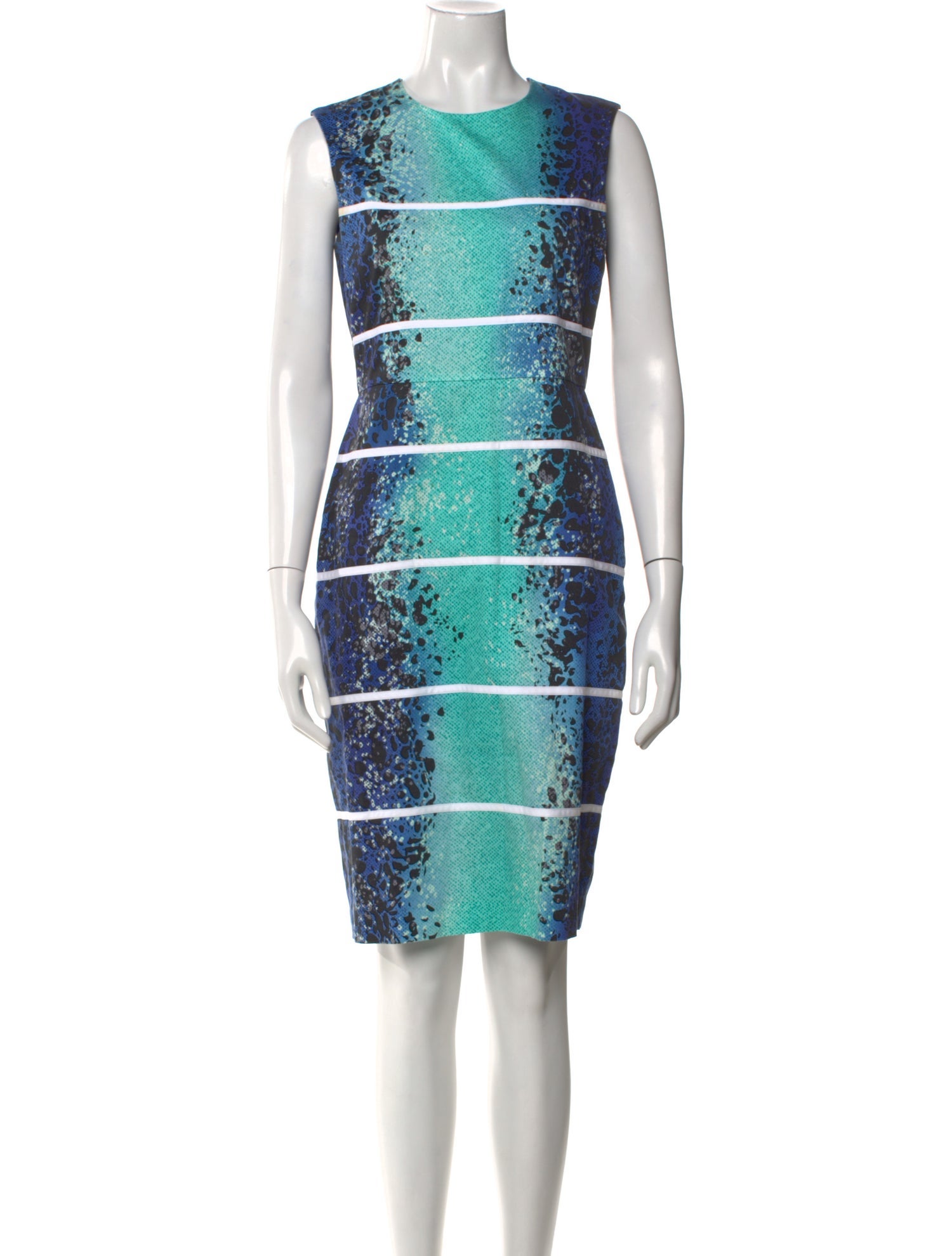 Max Mara Printed Knee-Length Dress