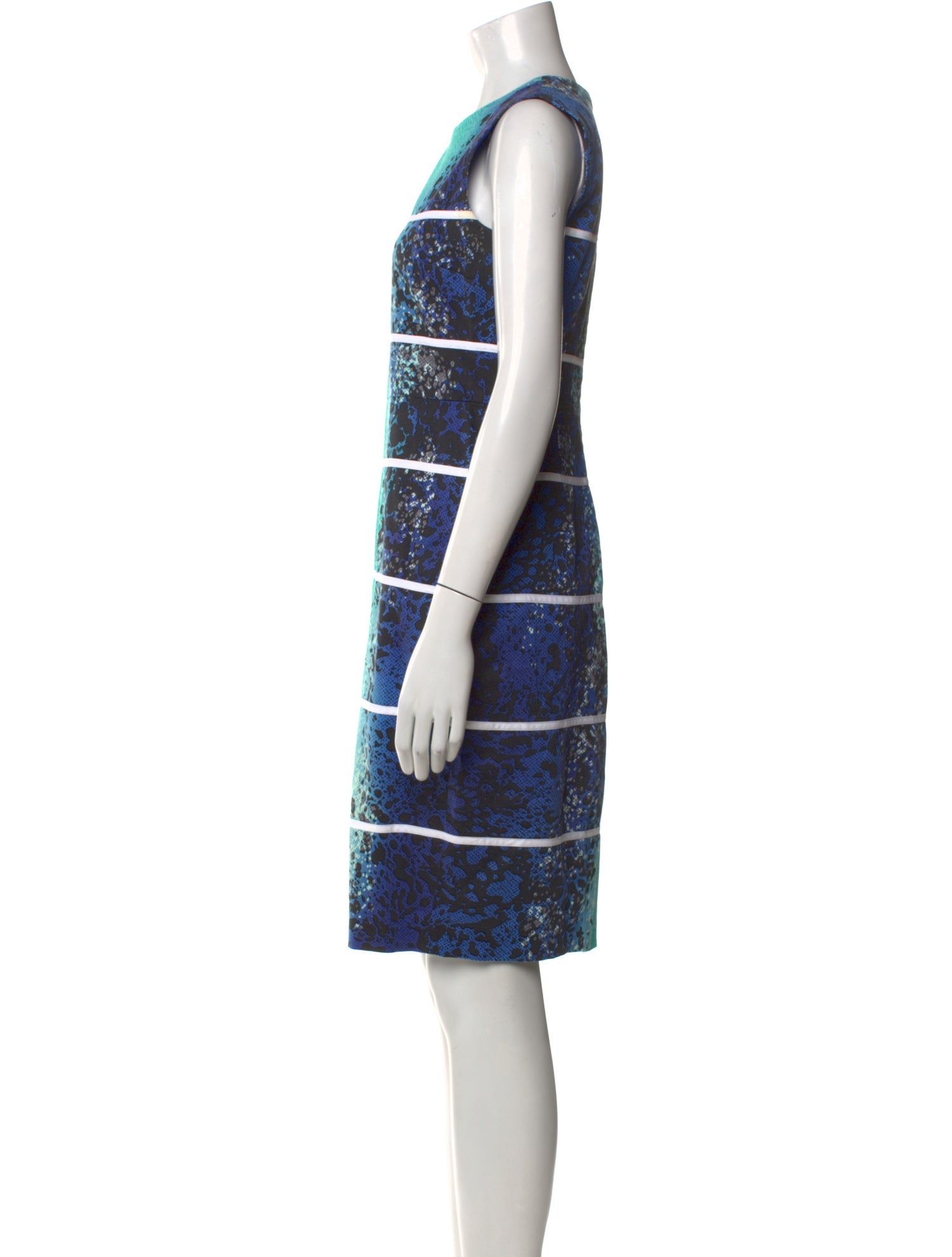 Max Mara Printed Knee-Length Dress