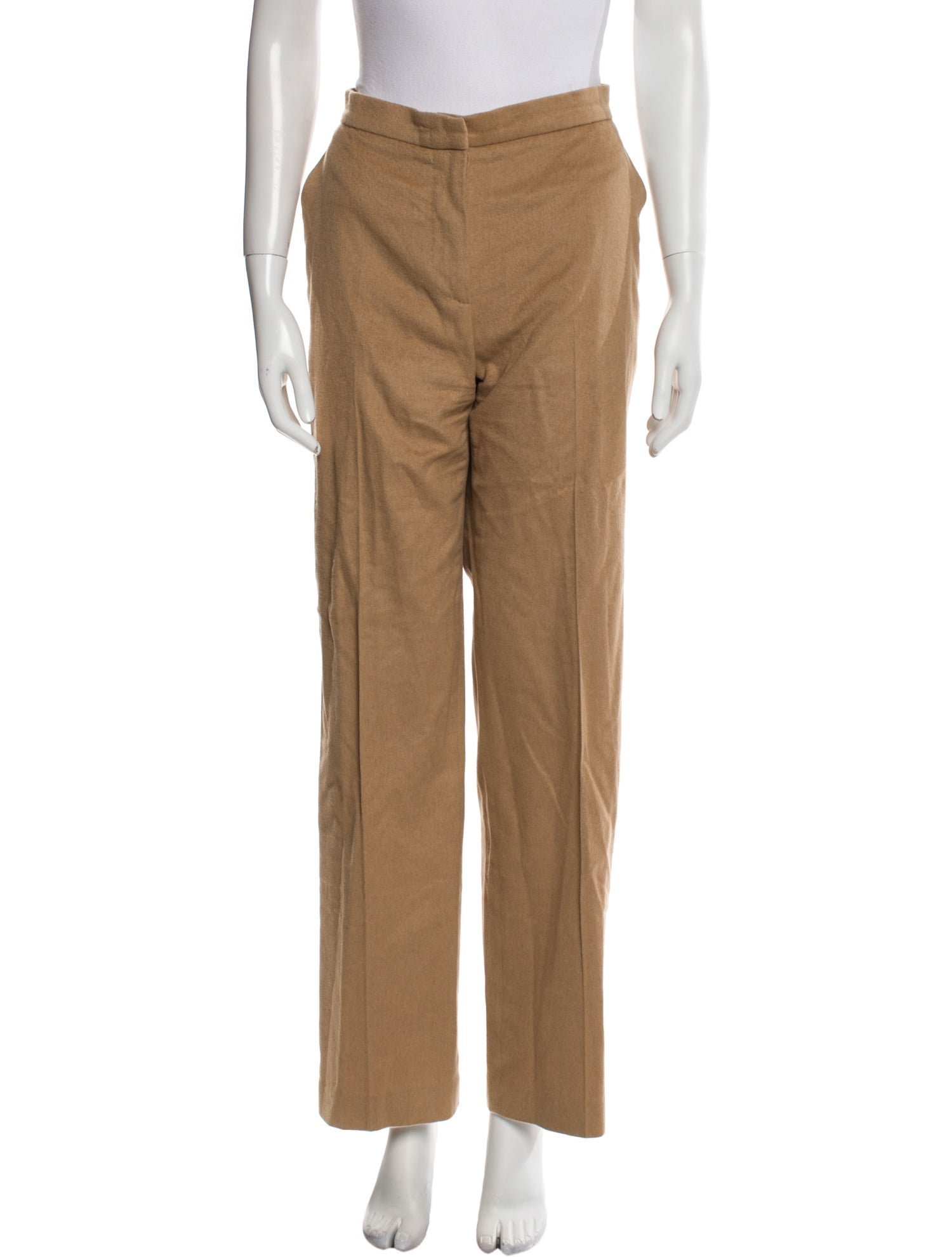 Max Mara Camel Hair Wide Leg Pants