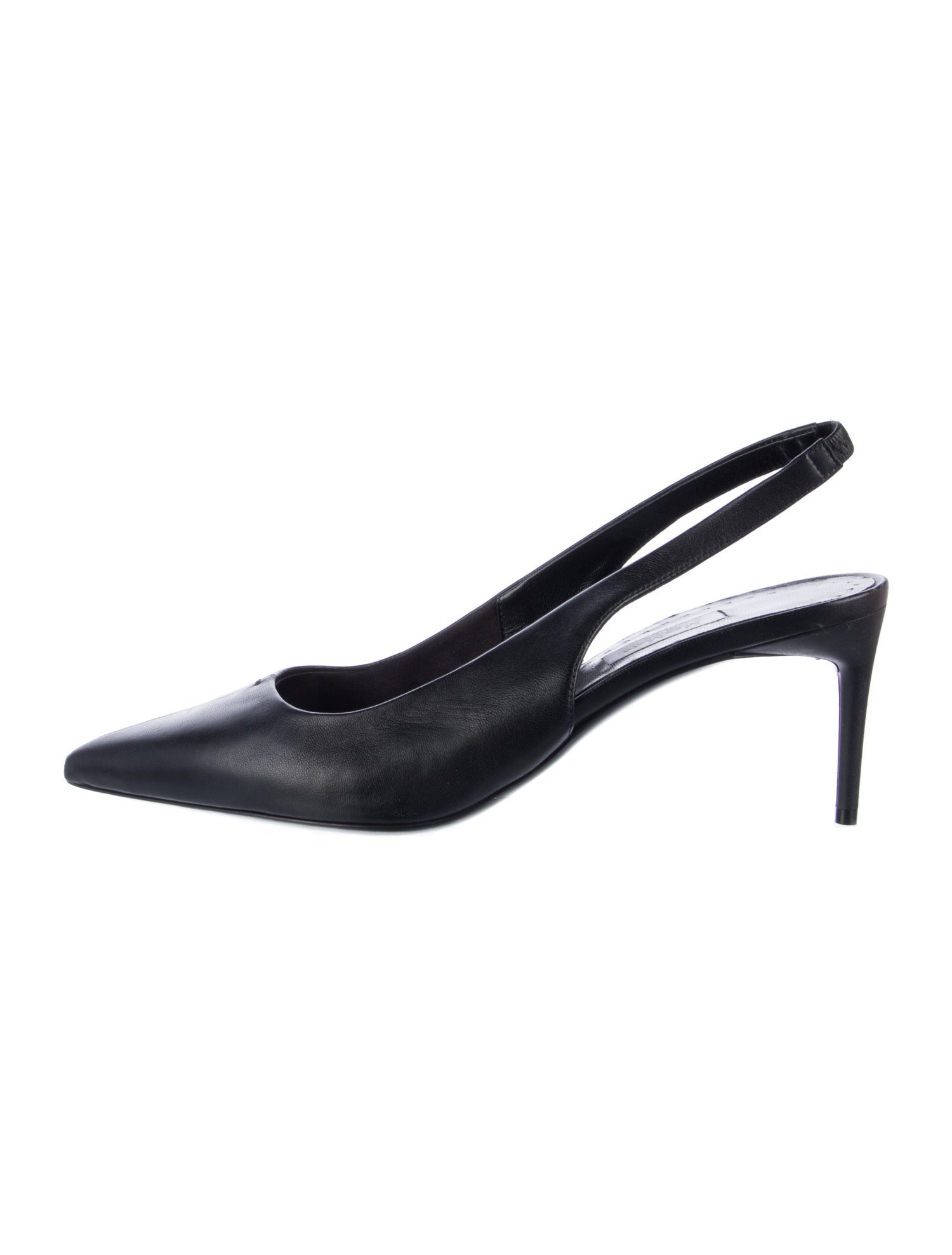 Max Mara Leather Slingback Pumps