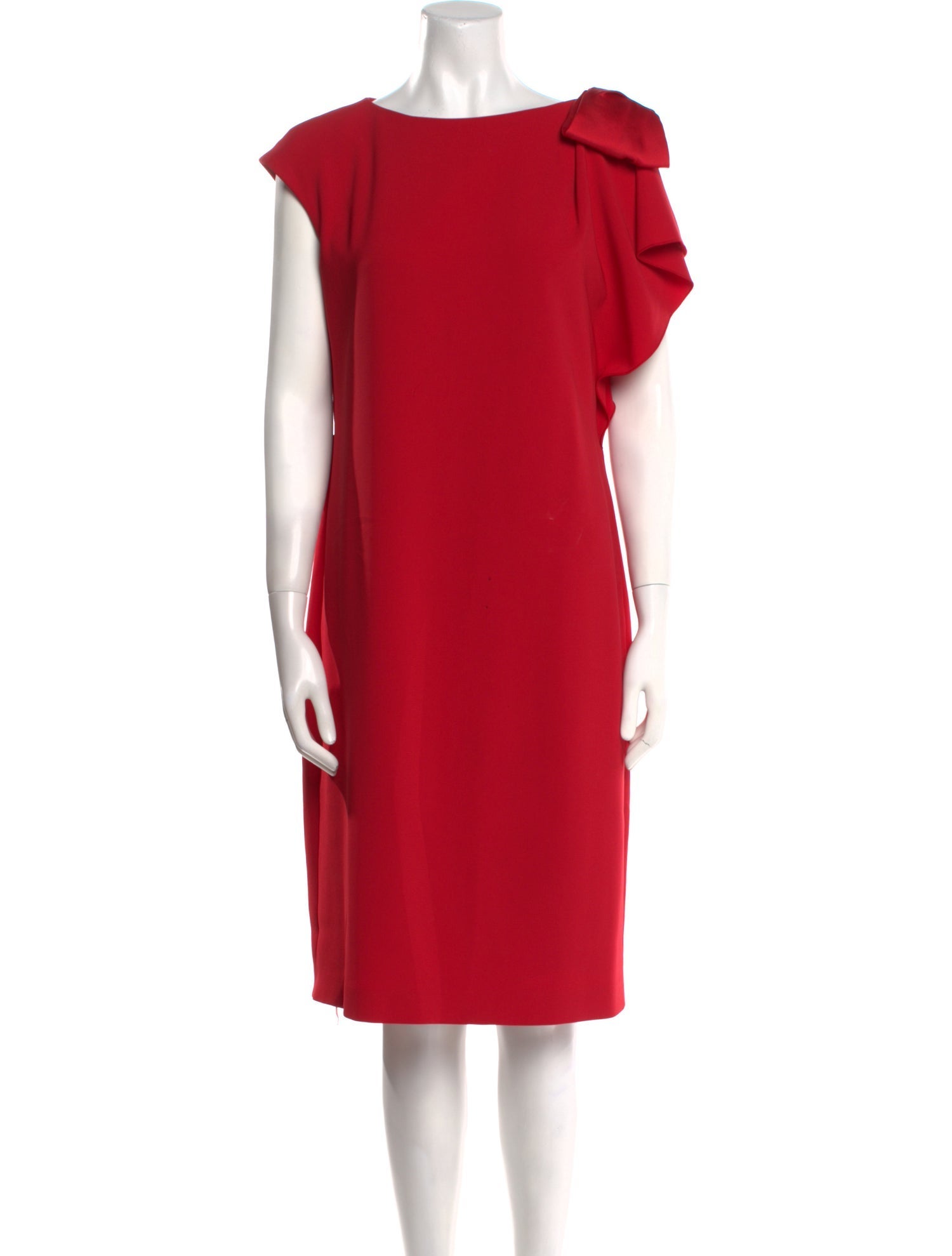 Max Mara Virgin Wool Knee-Length Dress