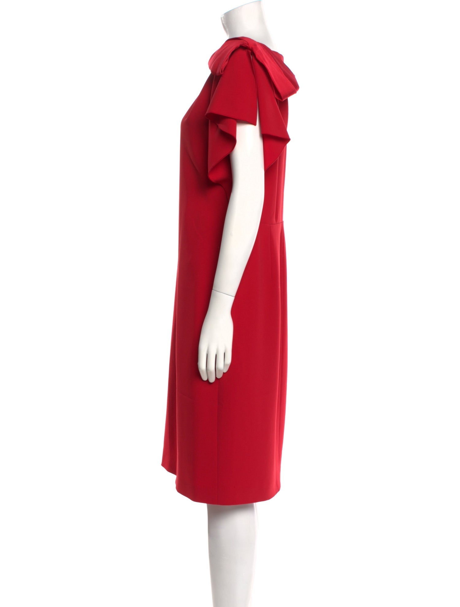Max Mara Virgin Wool Knee-Length Dress