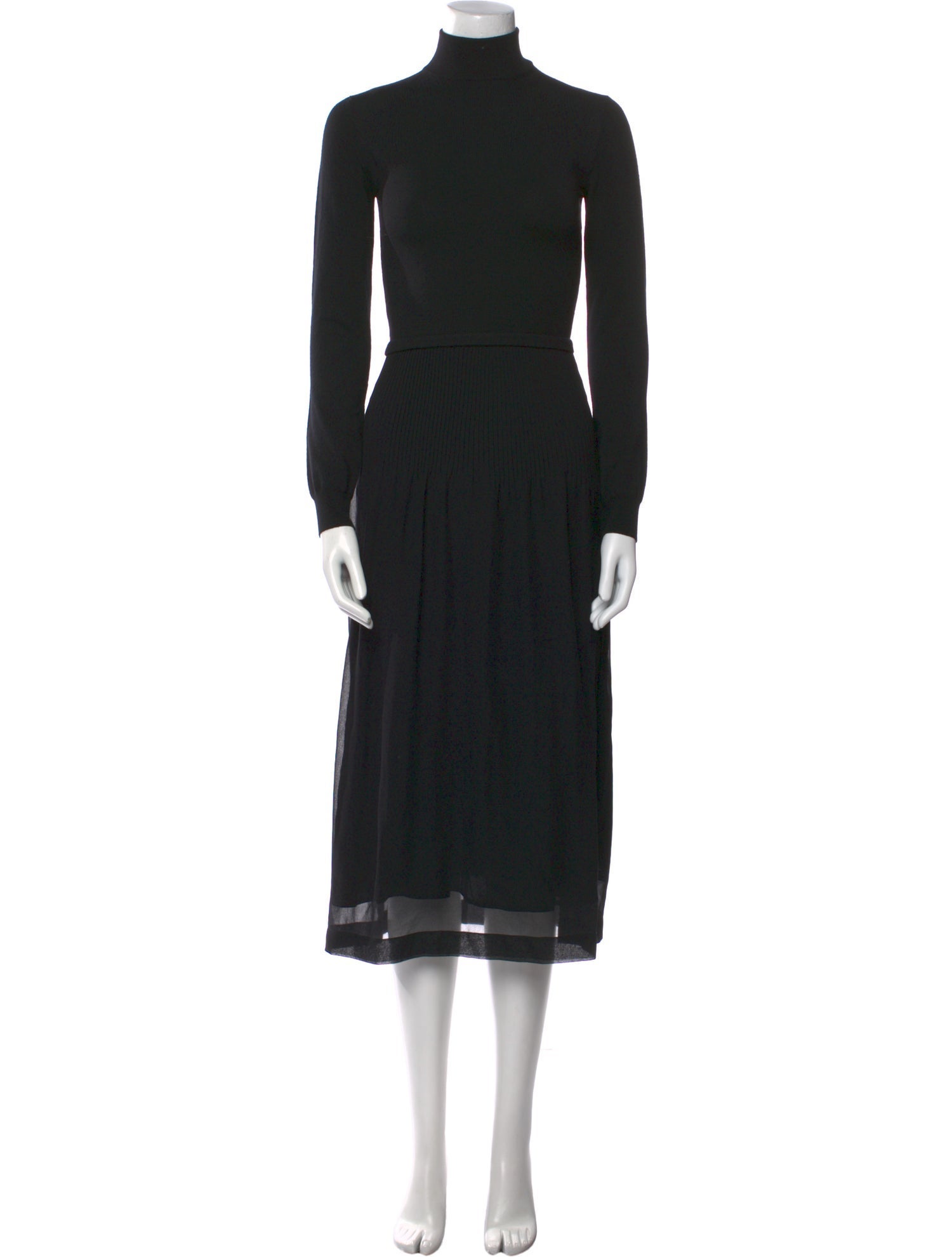 Max Mara Virgin Wool Long Dress
