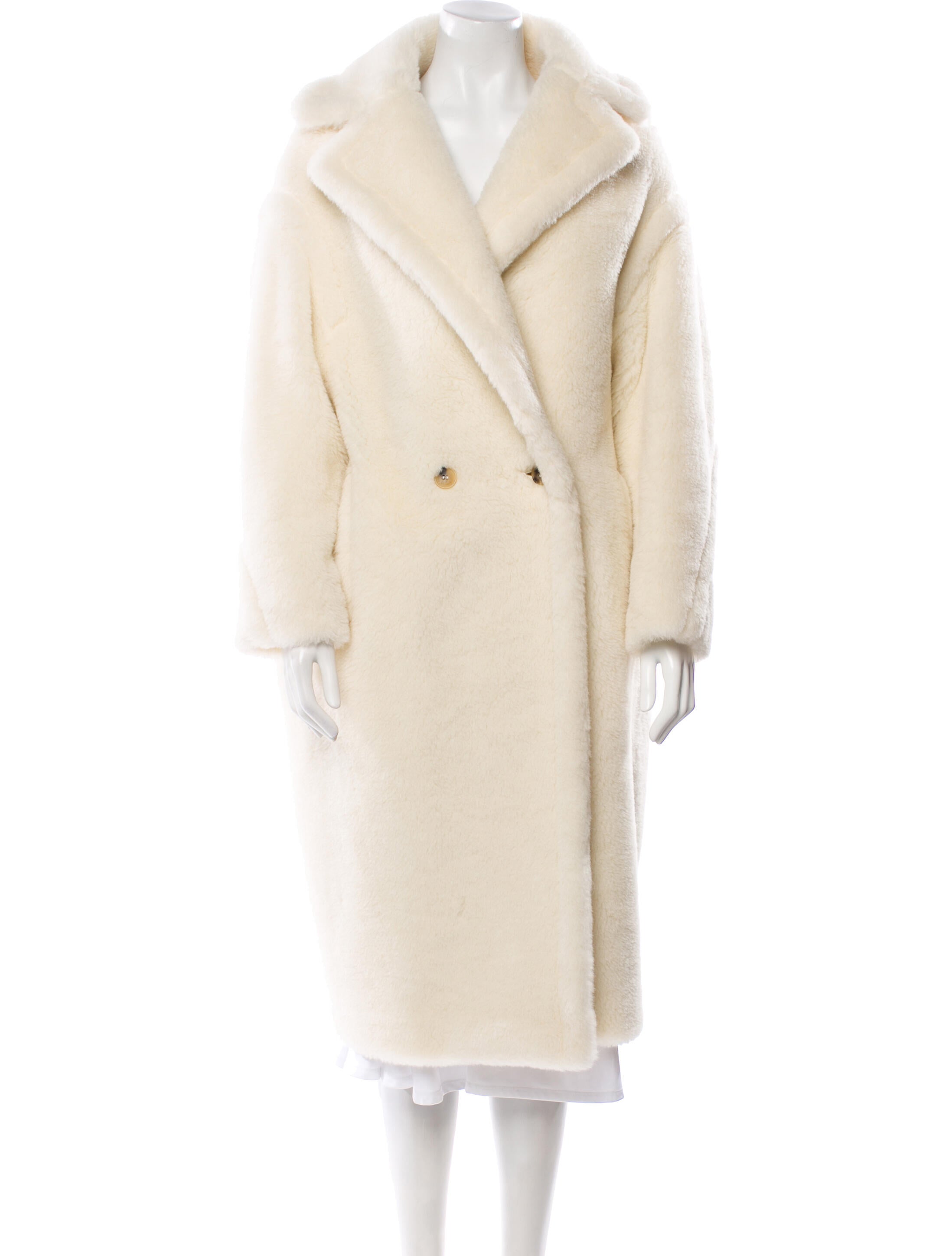 Max Mara Alpaca Faux Fur Coat