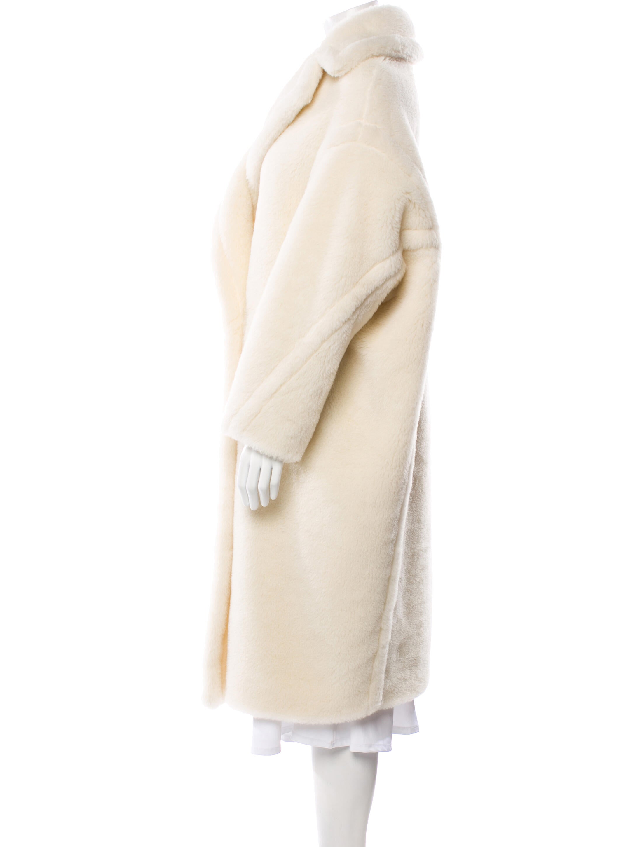 Max Mara Alpaca Faux Fur Coat