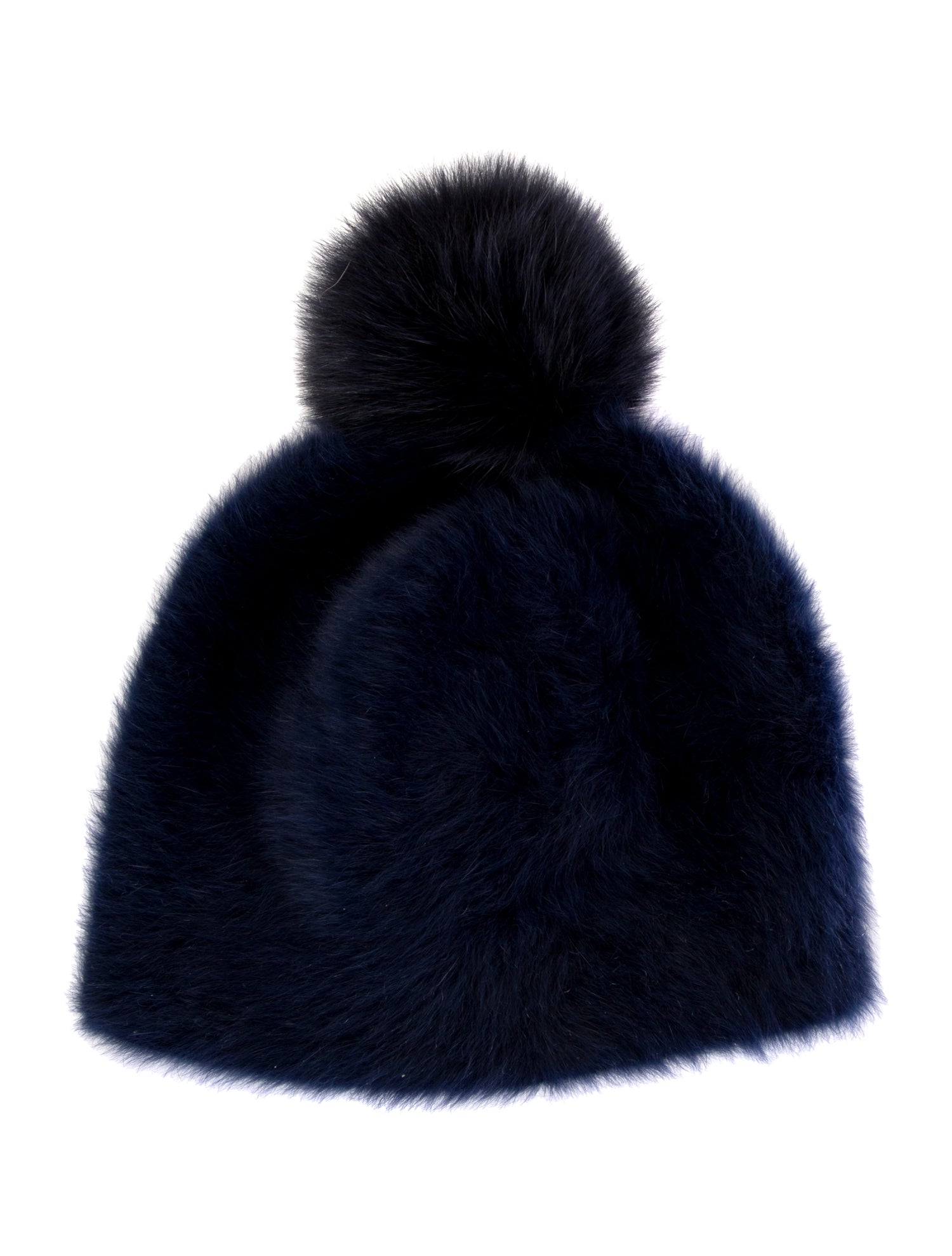 Max Mara Rabbit Fur Beanie Hat w/Tags