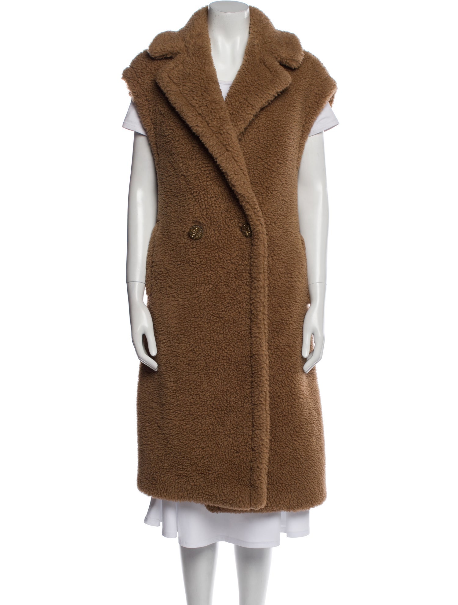 Max Mara Camel Hair Fur Coat