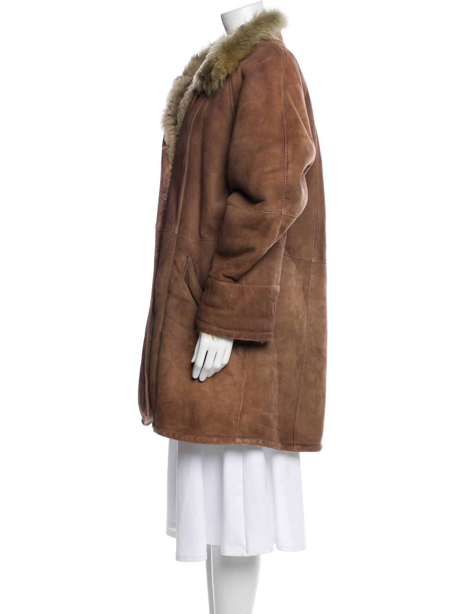 Max Mara Shearling Fur Coat