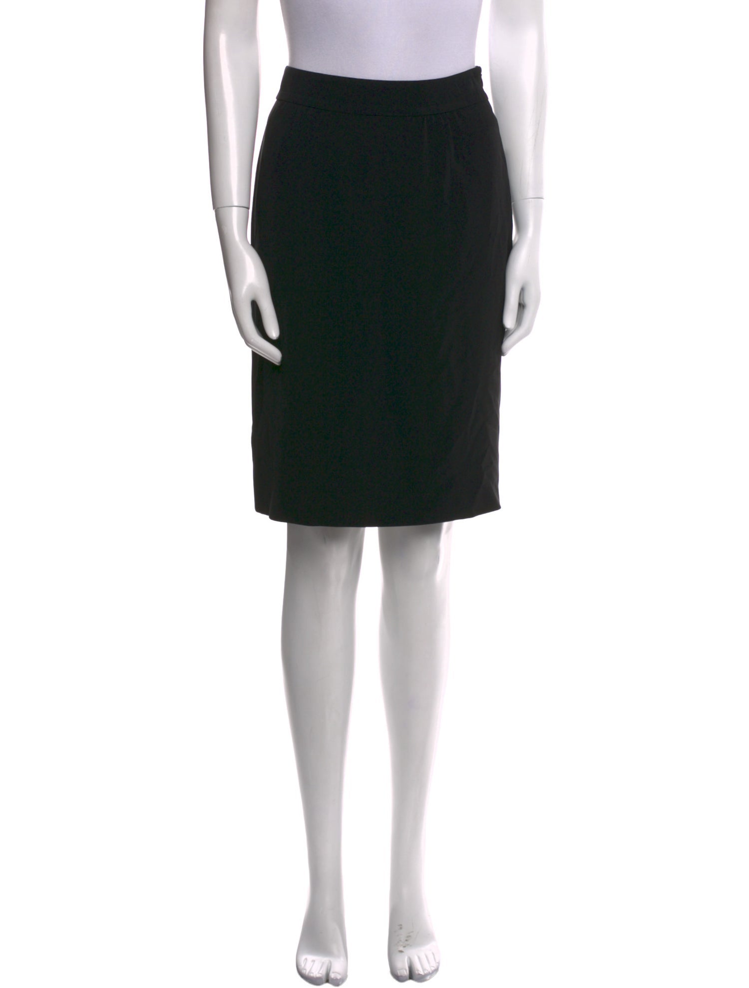 Max Mara Pleated Accents Knee-Length Skirt