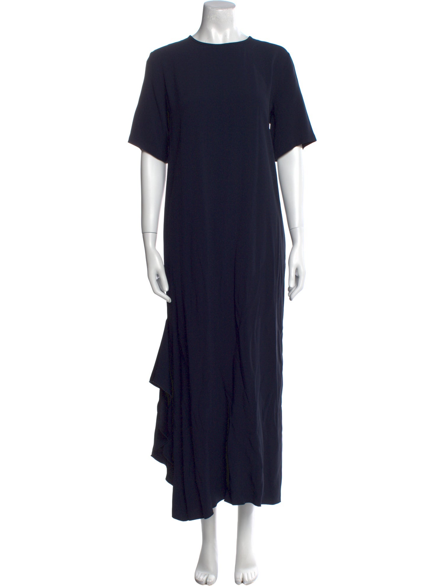 Max Mara Crew Neck Long Dress