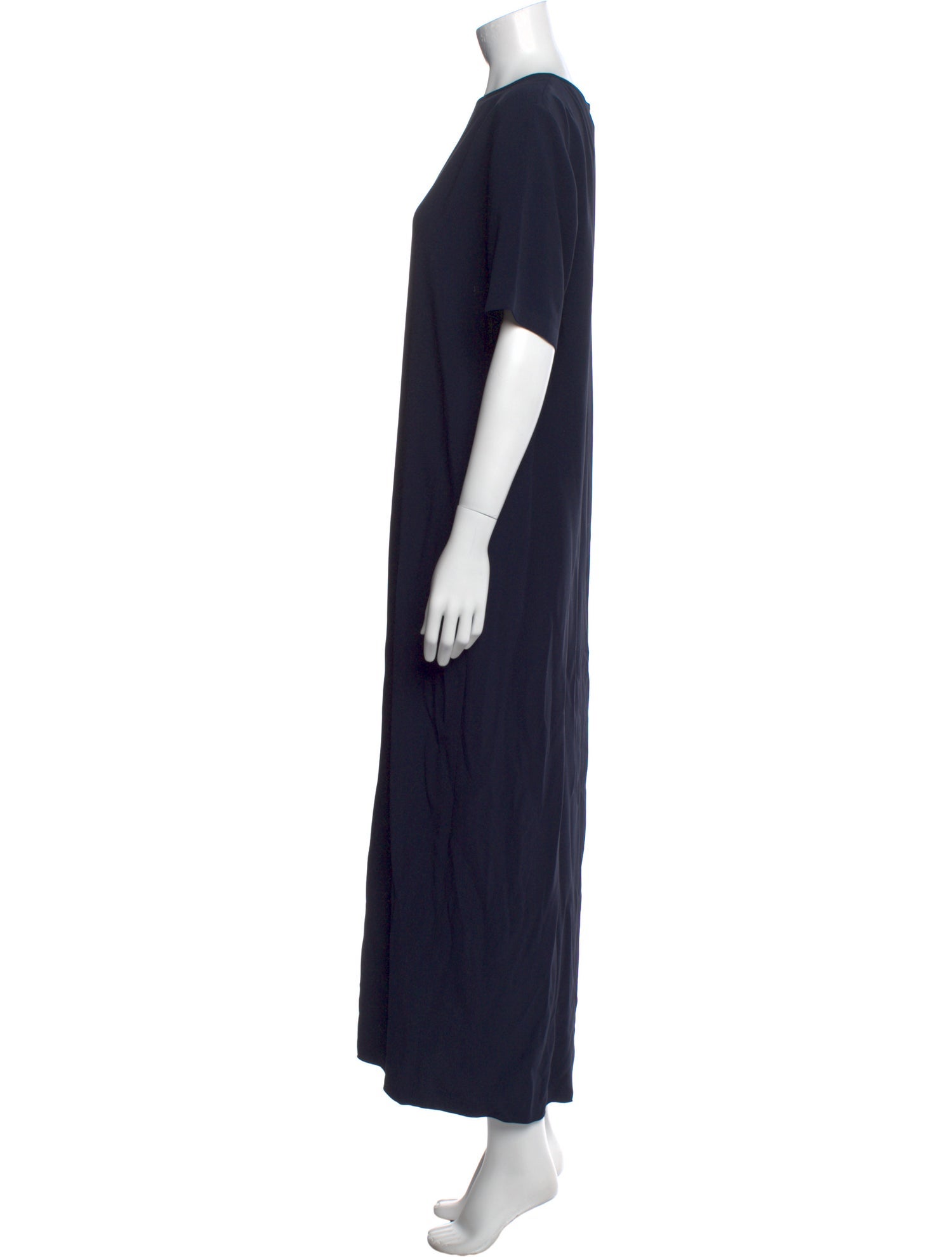 Max Mara Crew Neck Long Dress