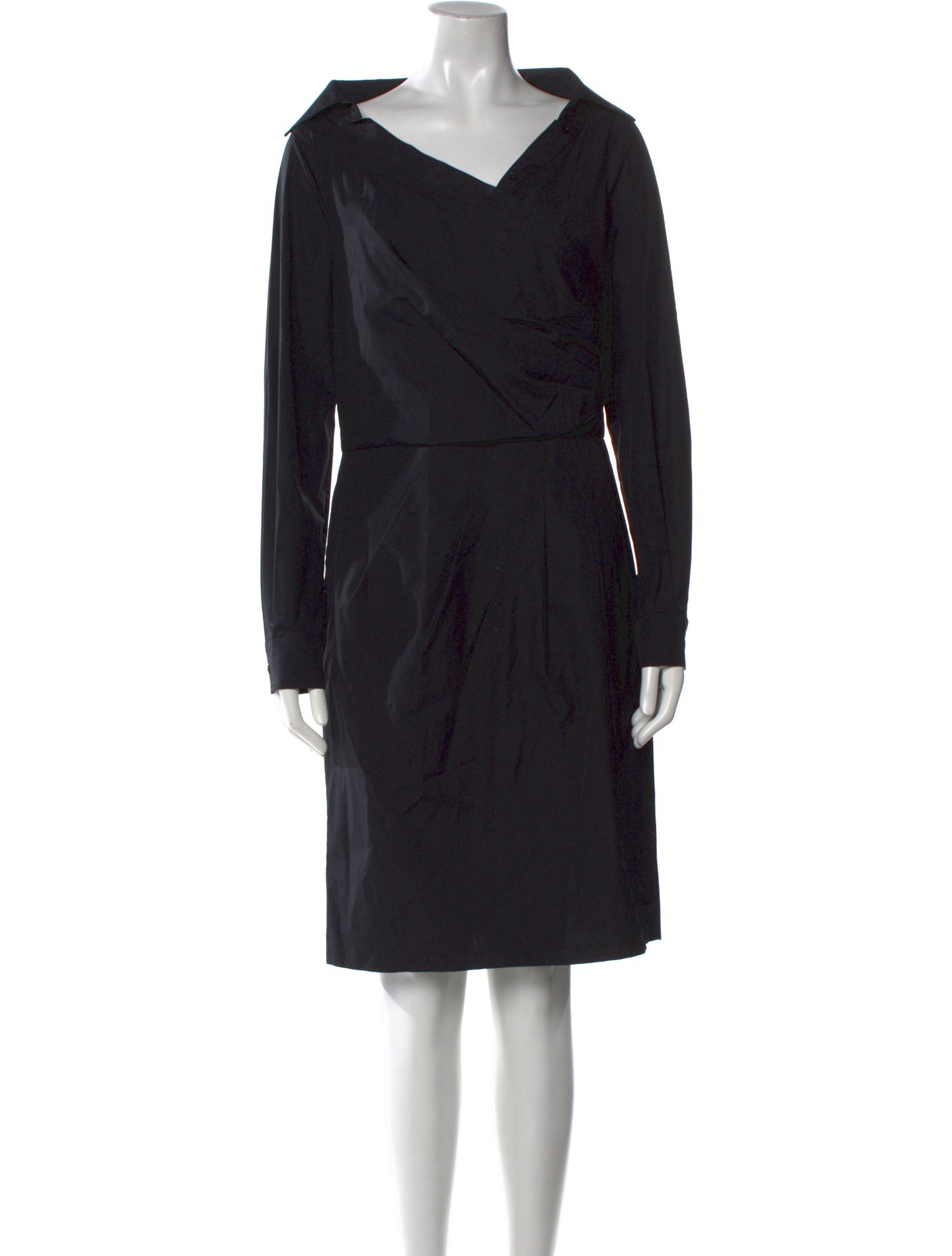 Max Mara V-Neck Knee-Length Dress w/ Tags