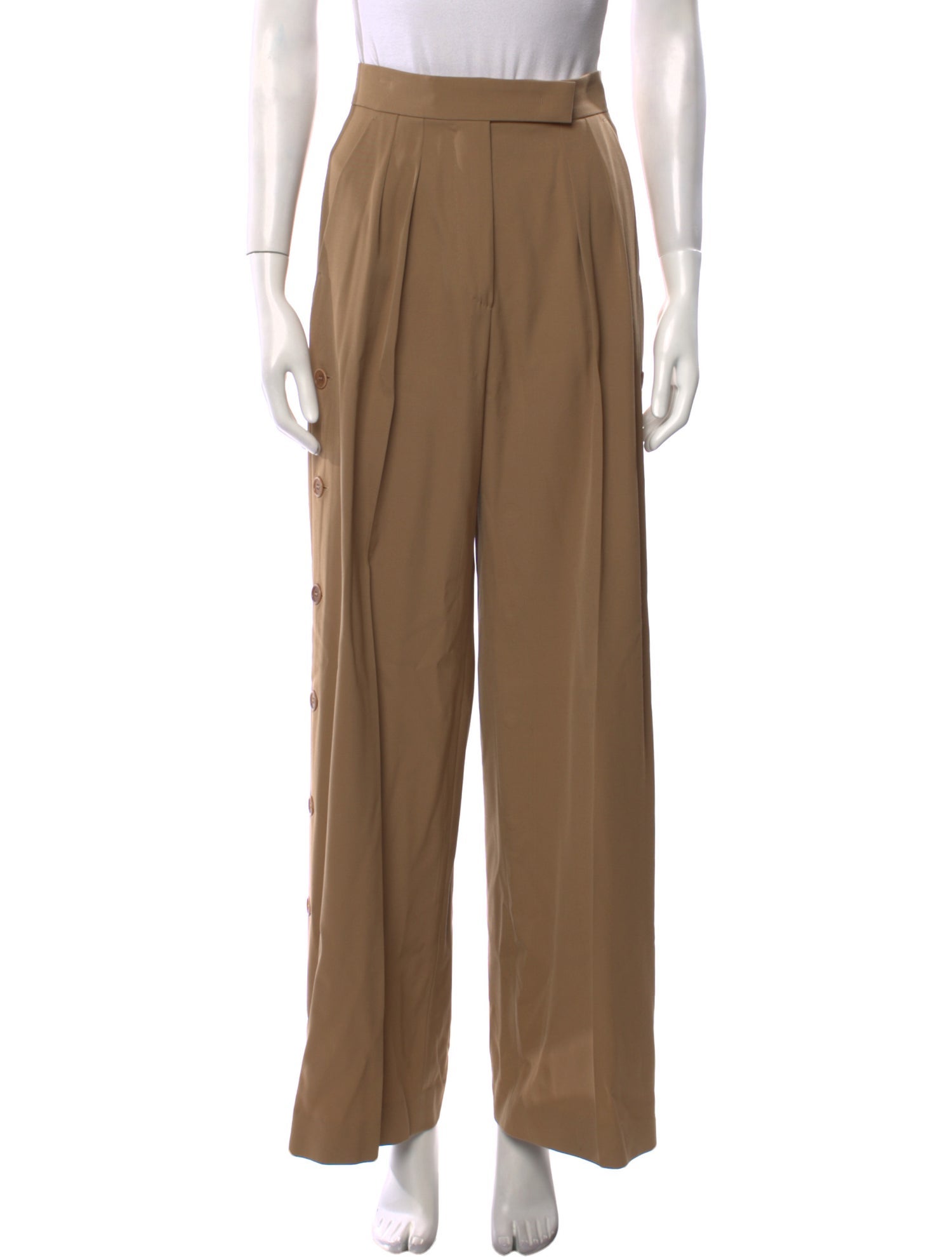 Max Mara Virgin Wool Wide Leg Pants