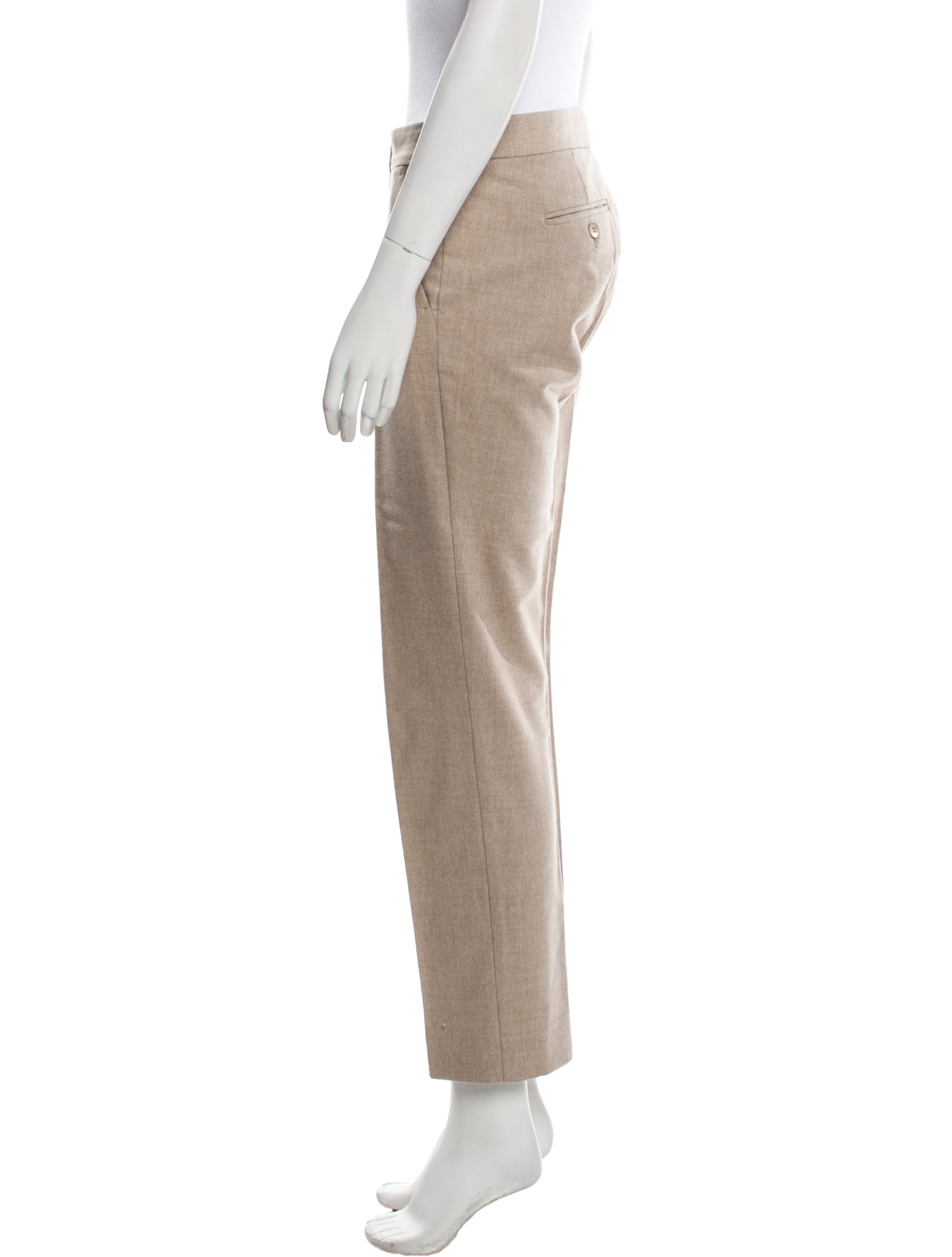 Max Mara Virgin Wool Straight Leg Pants