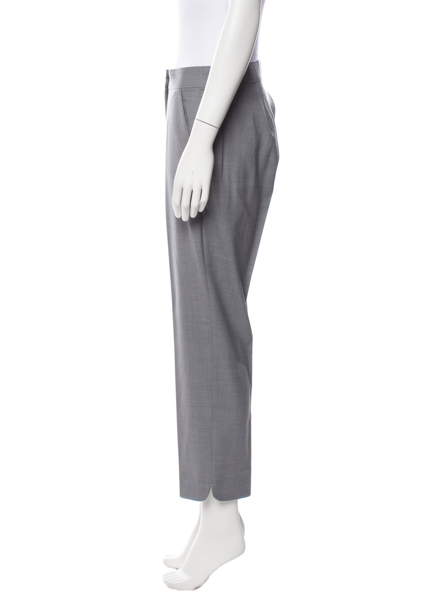 Max Mara Virgin Wool Straight Leg Pants