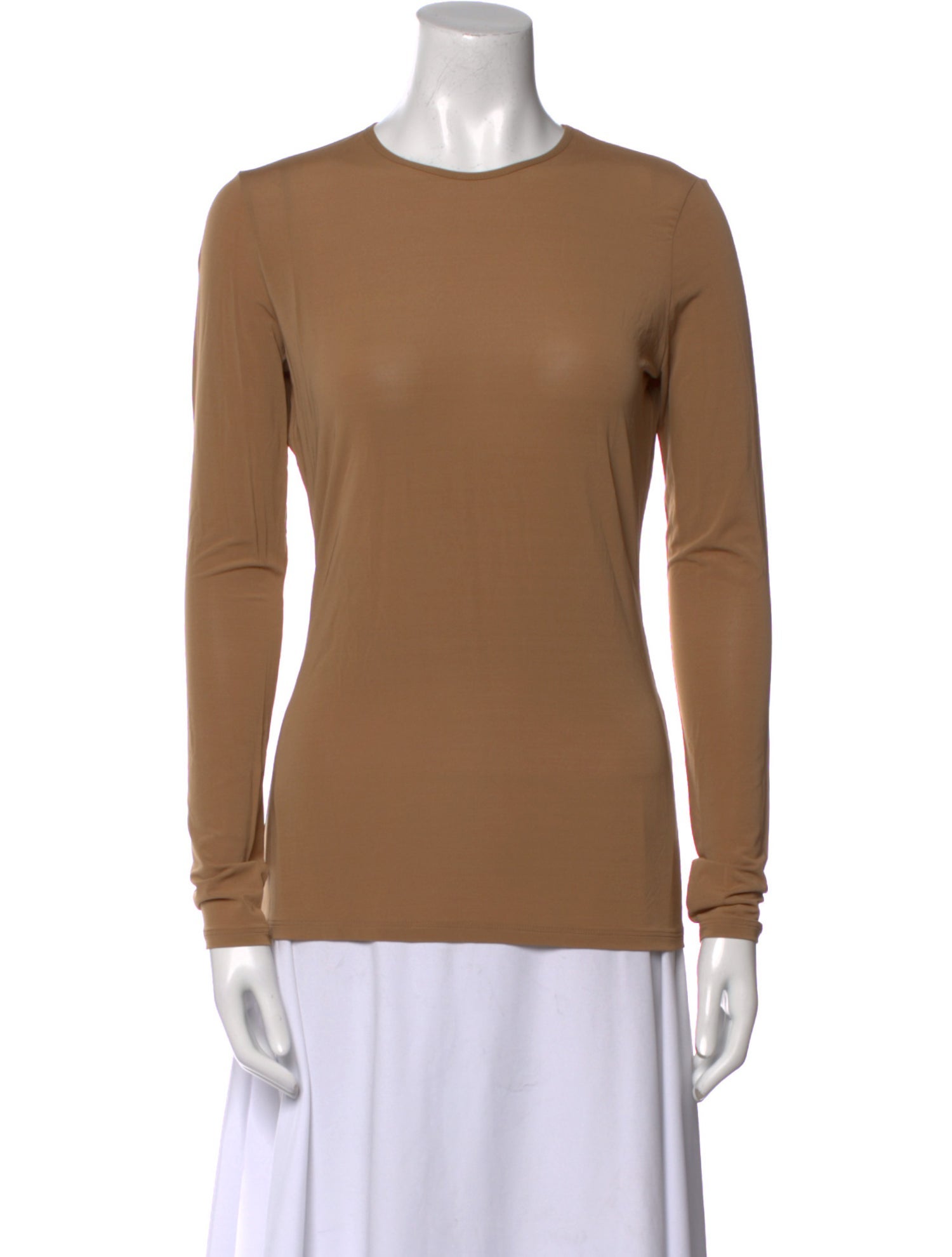 Max Mara Crew Neck Long Sleeve Top
