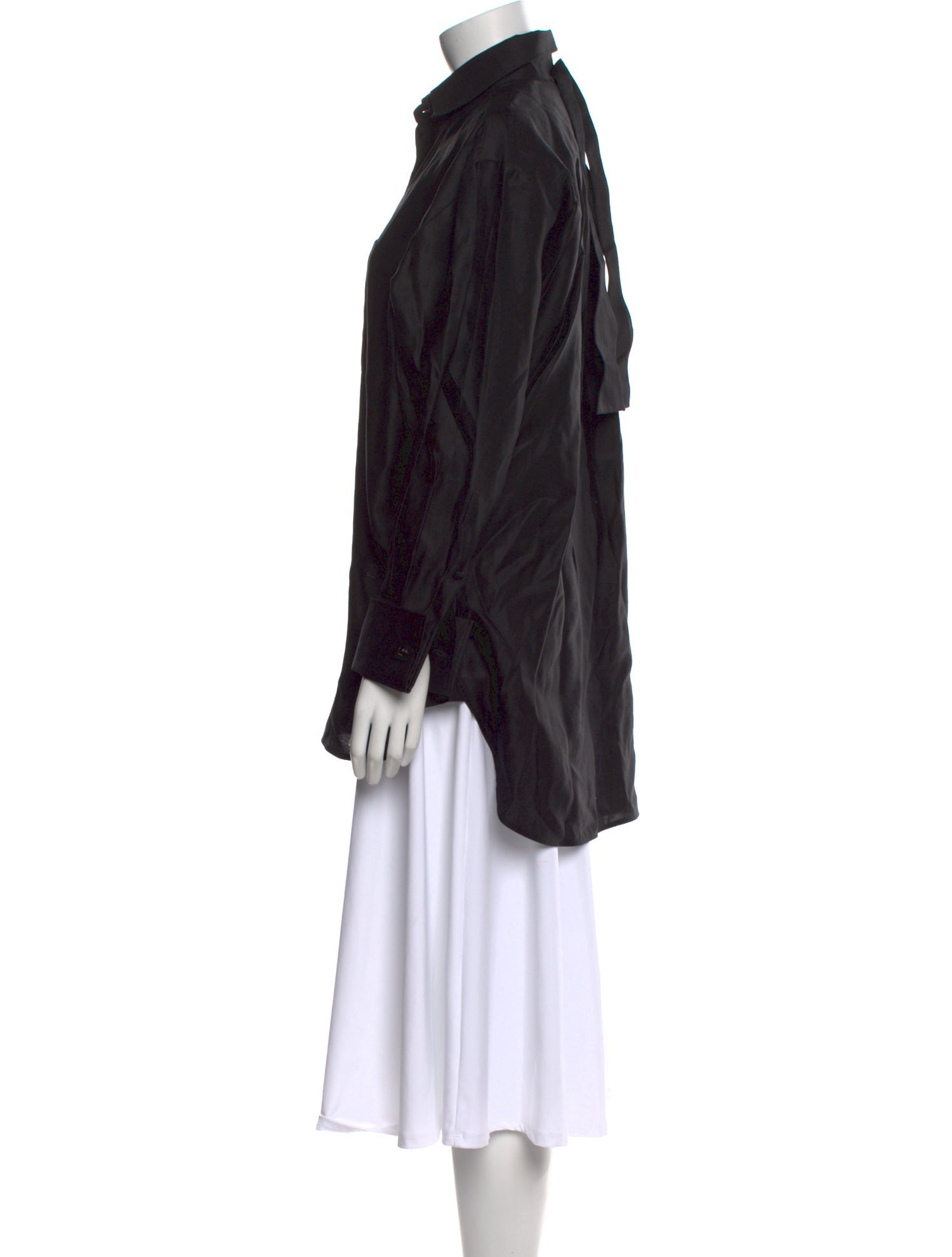 Max Mara Long Sleeve Button-Up Top