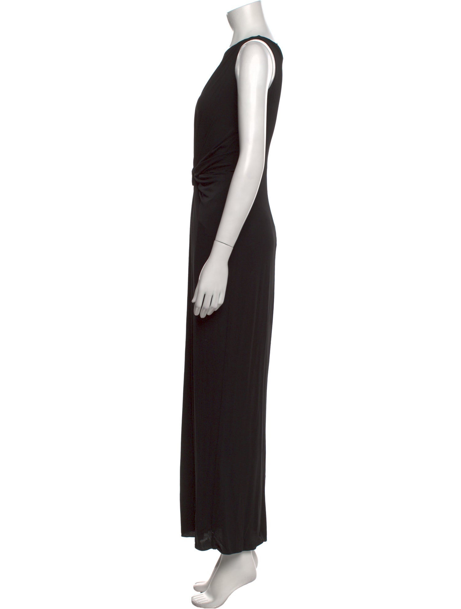 Max Mara Bateau Neckline Long Dress