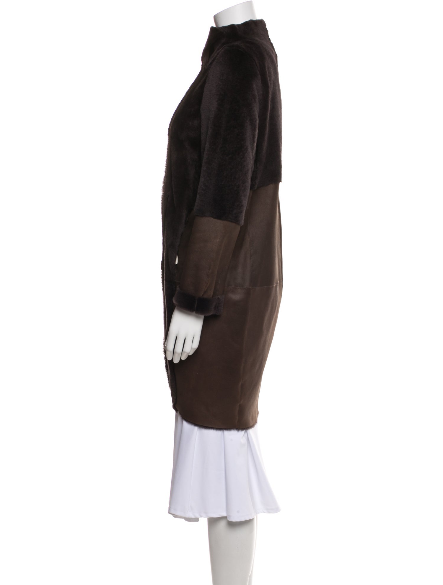 Max Mara Faux Fur Coat
