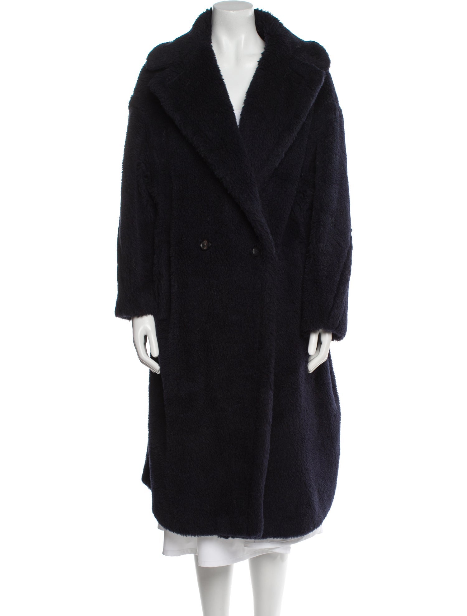 Max Mara Alpaca Faux Fur Coat