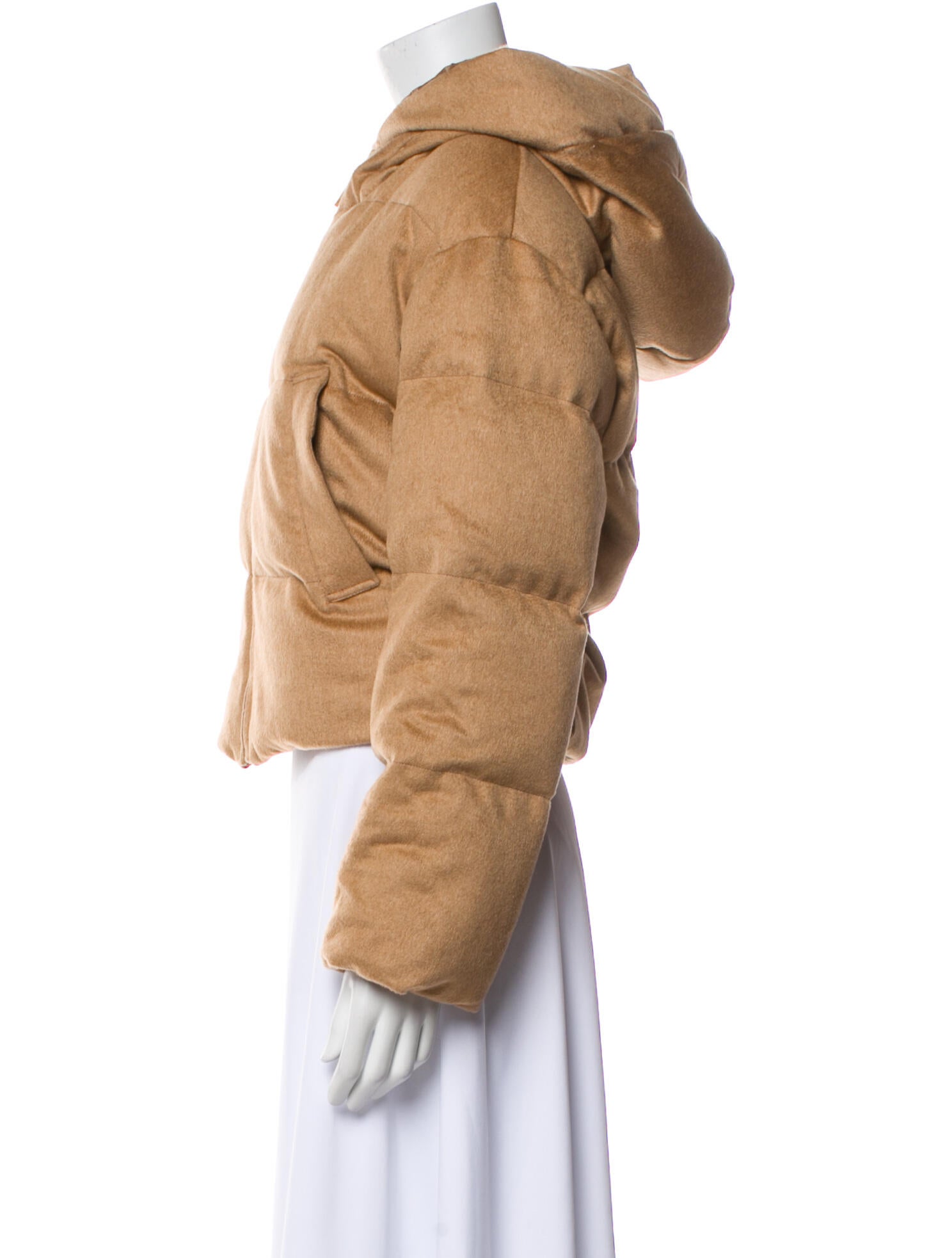 Max Mara Camel Hair Down Jacket