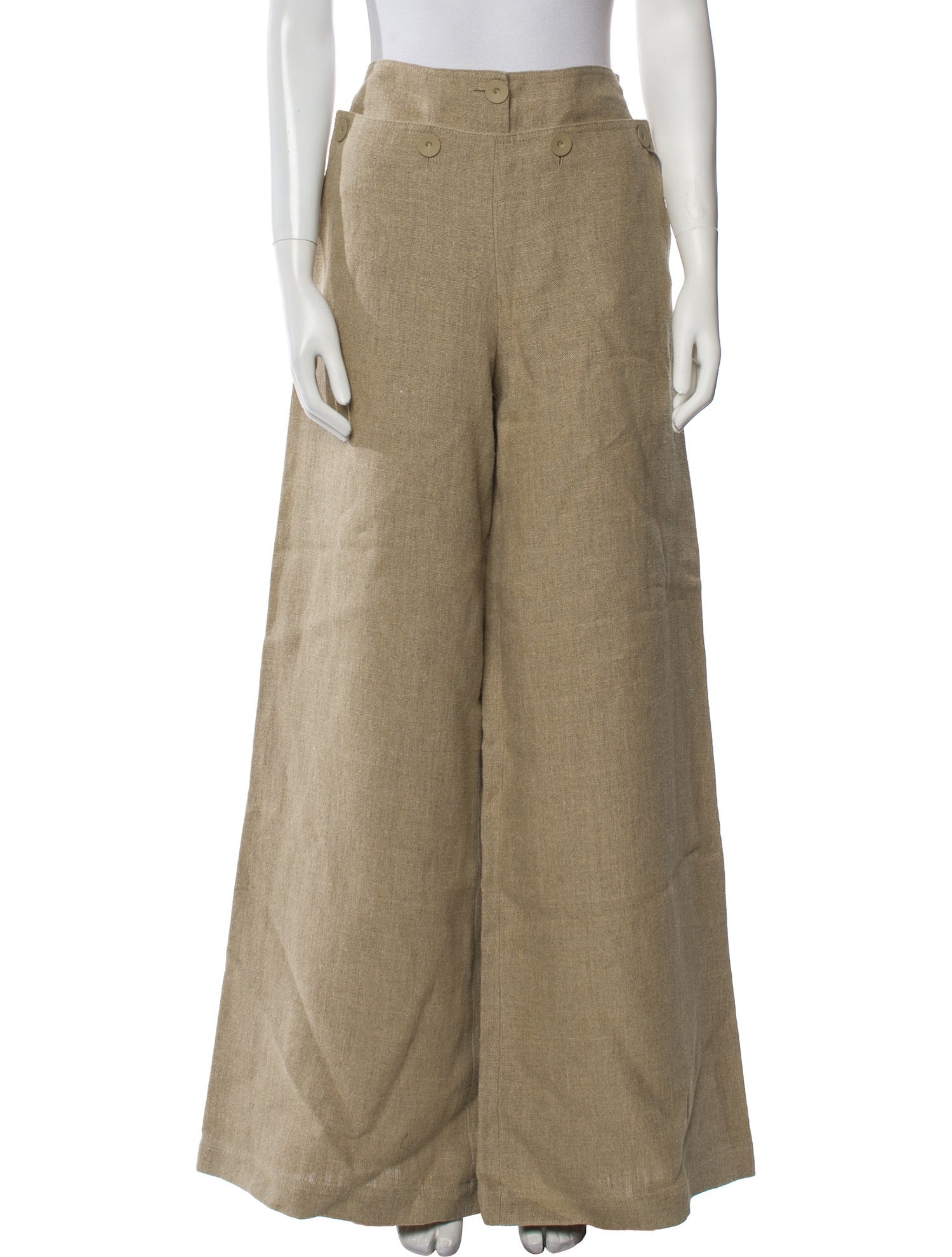 Max Mara Linen Wide Leg Pants w/ Tags