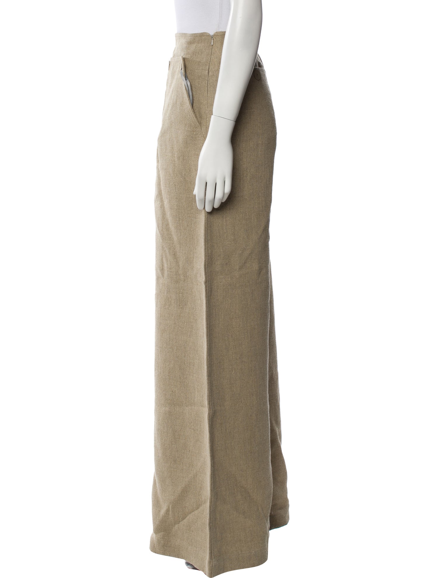 Max Mara Linen Wide Leg Pants w/ Tags