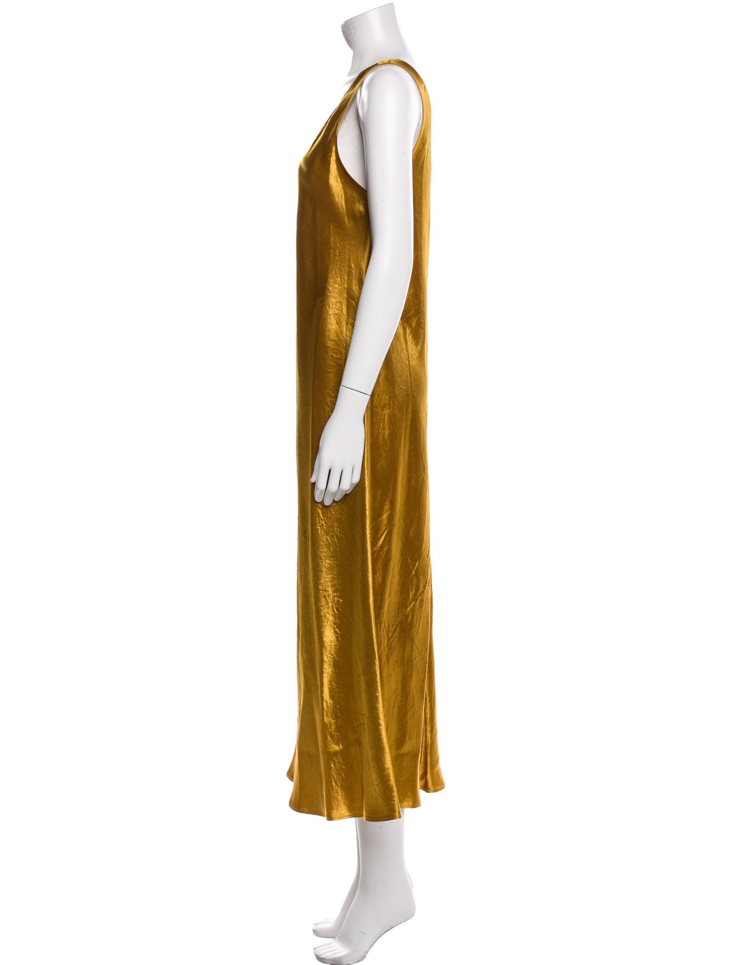 Max Mara Scoop Neck Long Dress