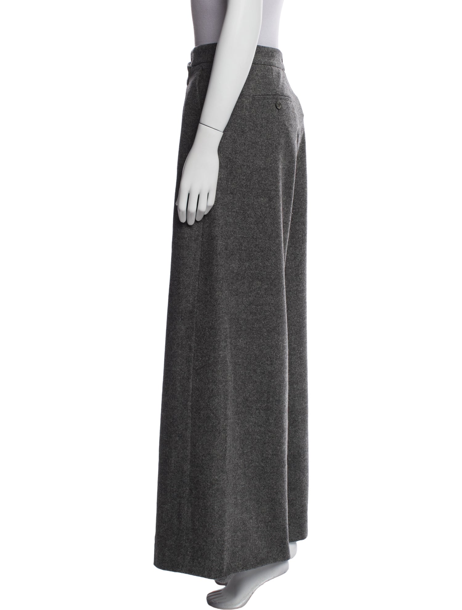 Max Mara Virgin Wool Wide Leg Pants