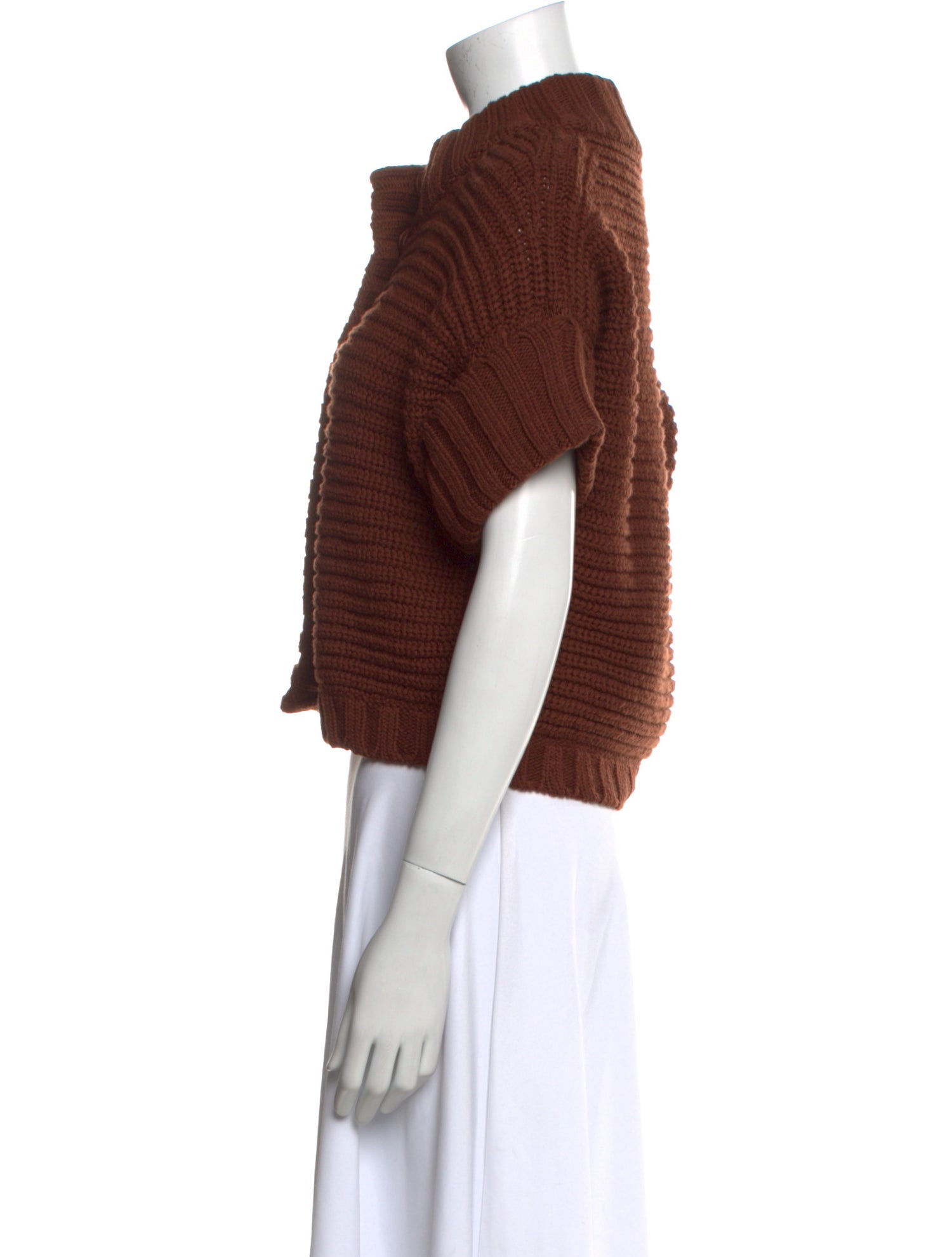 Max Mara Wool Mock Neck Sweater