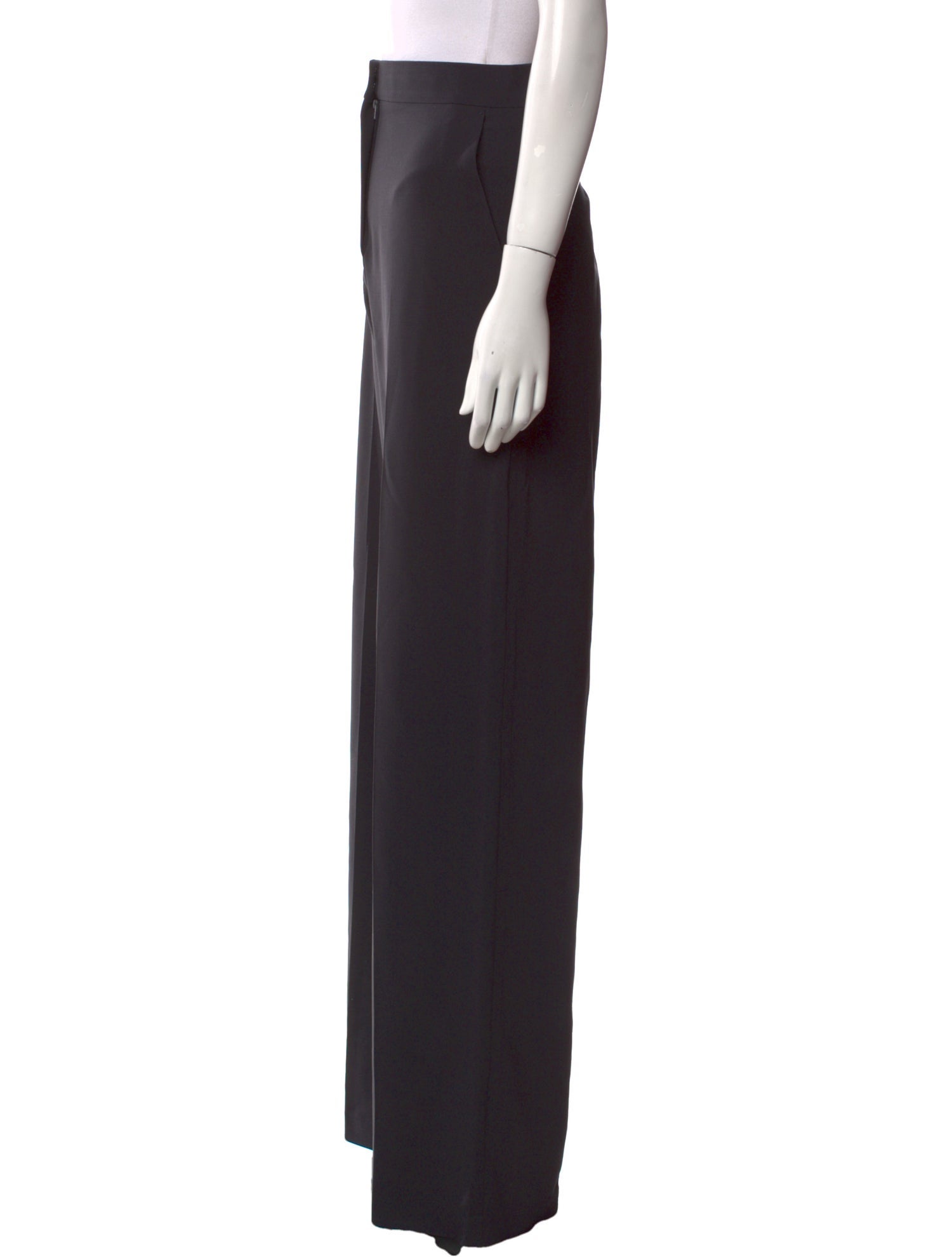 Max Mara Virgin Wool Wide Leg Pants