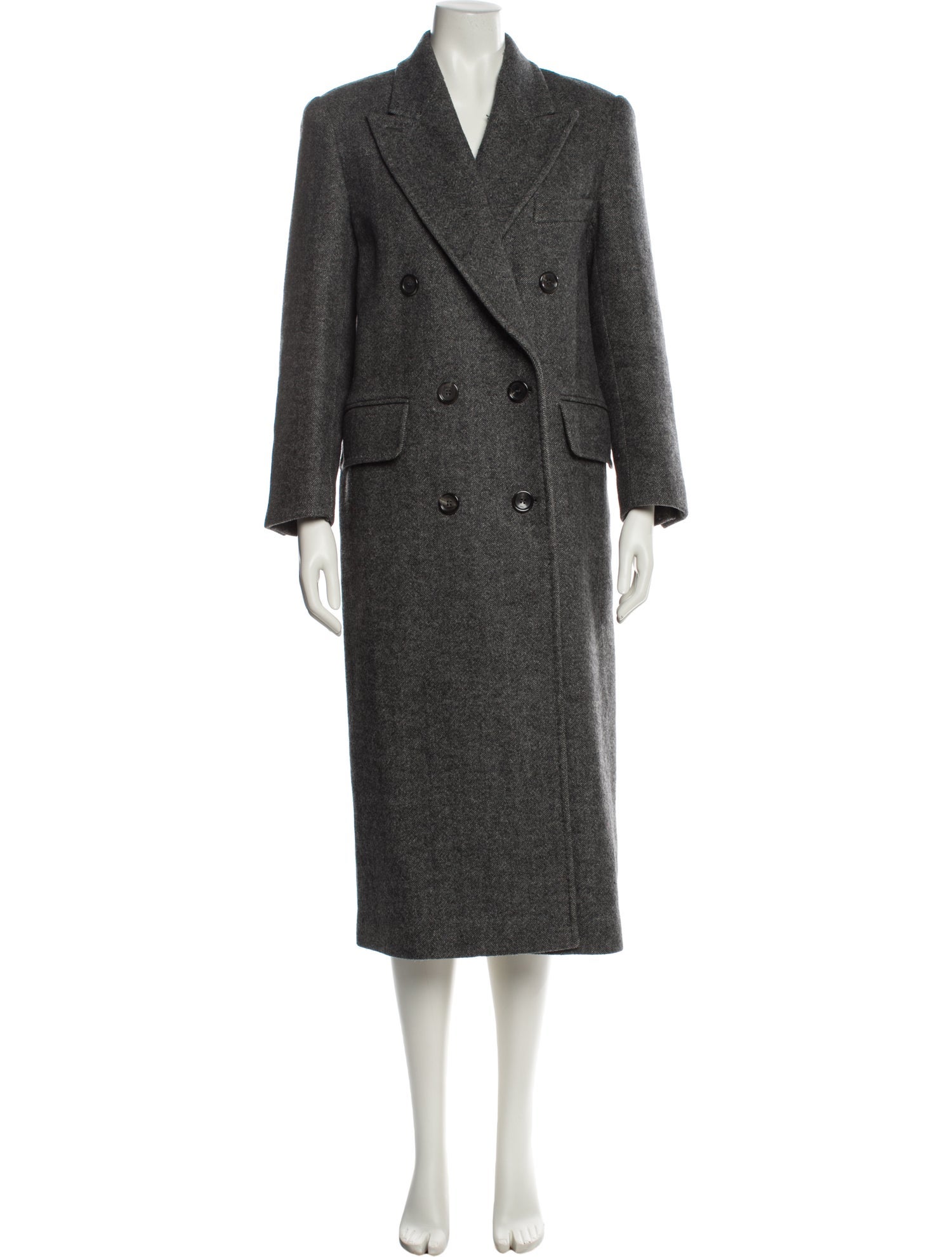 Max Mara Virgin Wool Trench Coat