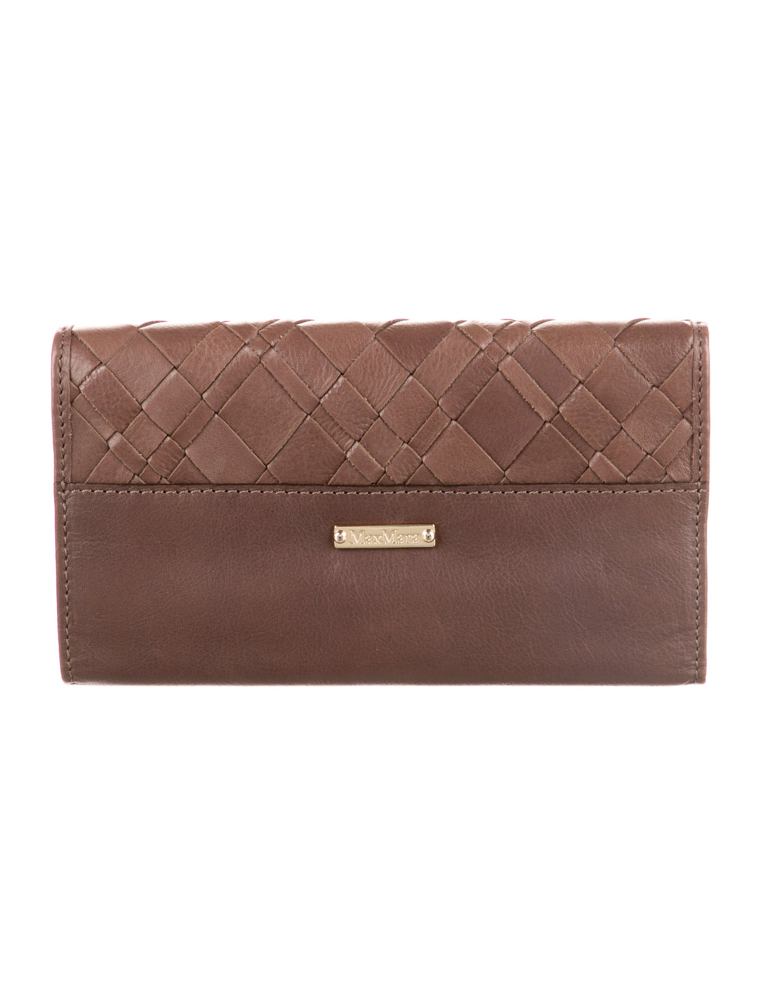 Max Mara Leather Trifold Wallet