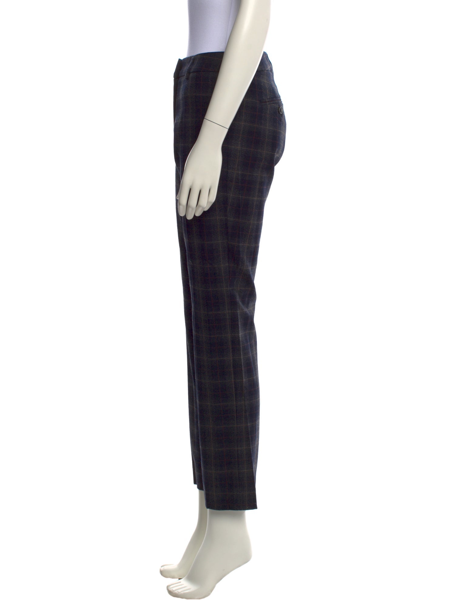 Max Mara Virgin Wool Straight Leg Pants