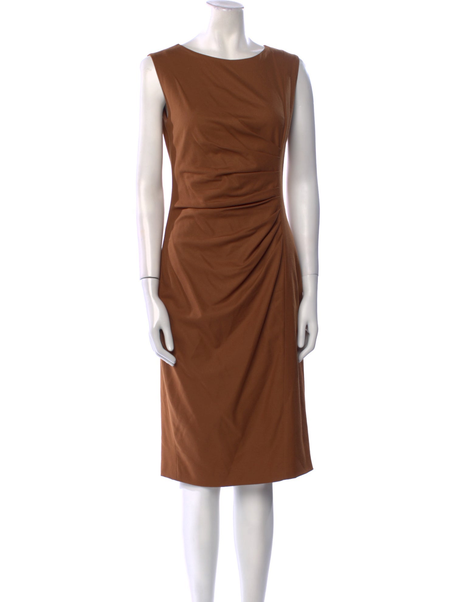 Max Mara Virgin Wool Midi Length Dress