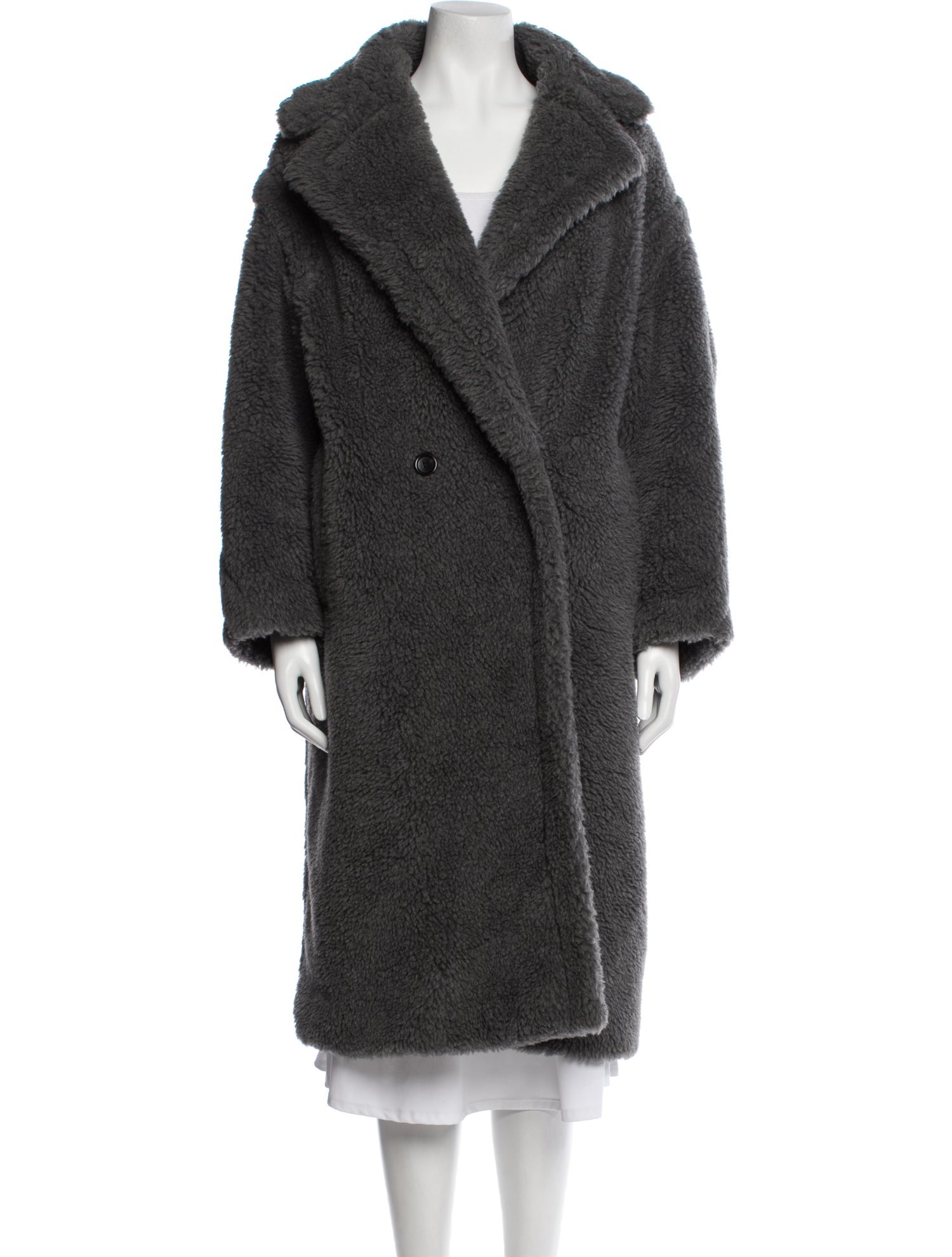 Max Mara Alpaca Faux Fur Coat