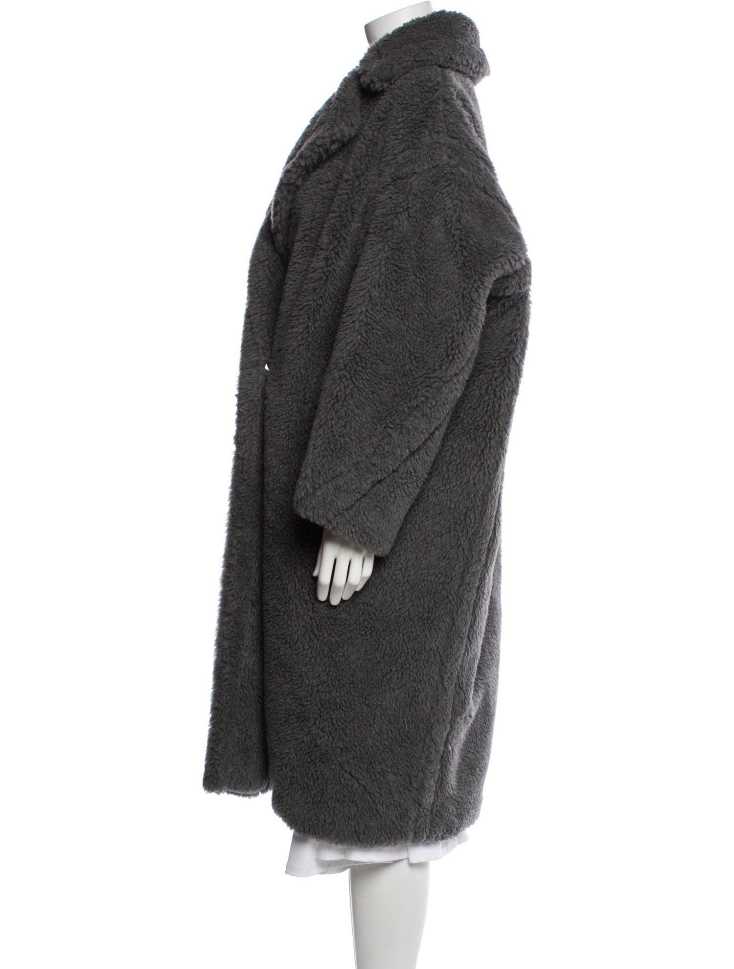 Max Mara Alpaca Faux Fur Coat