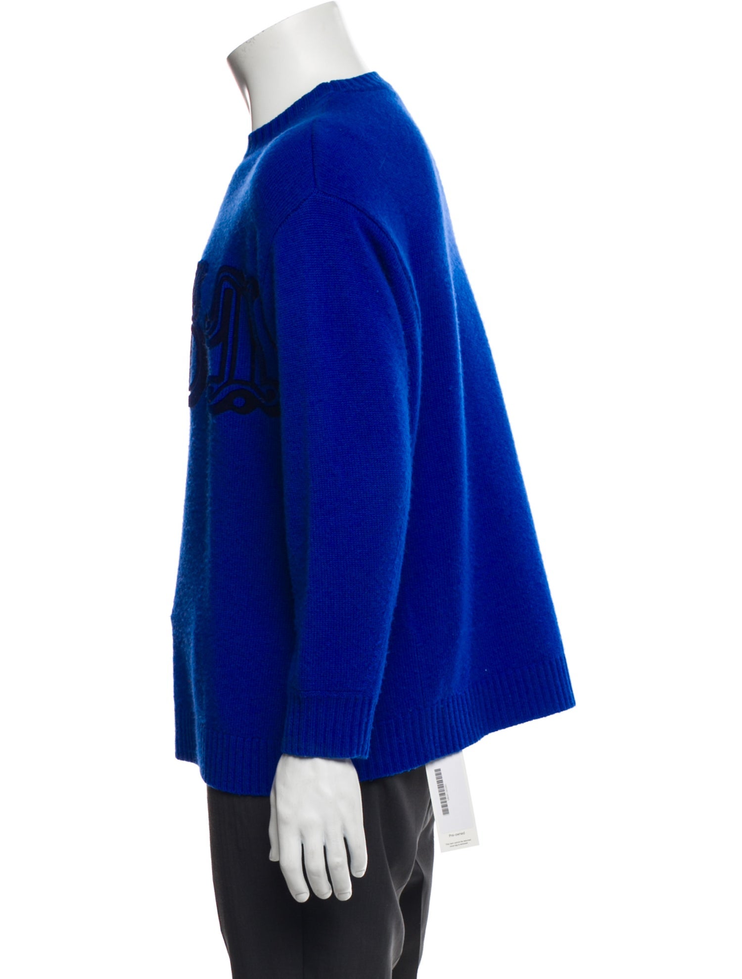 Max Mara Wool Graphic Print Pullover