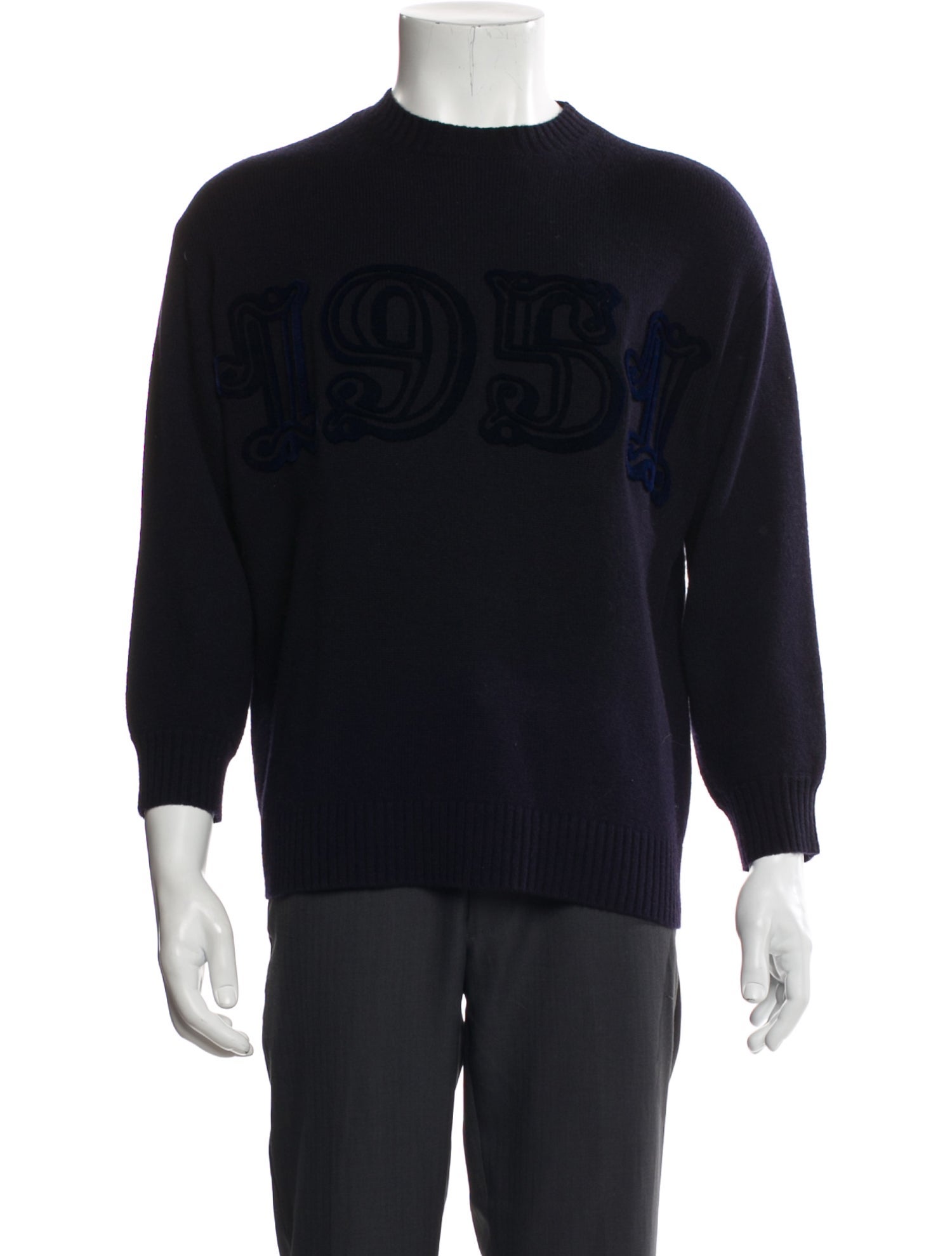 Max Mara Crew Neck Long Sleeve Pullover