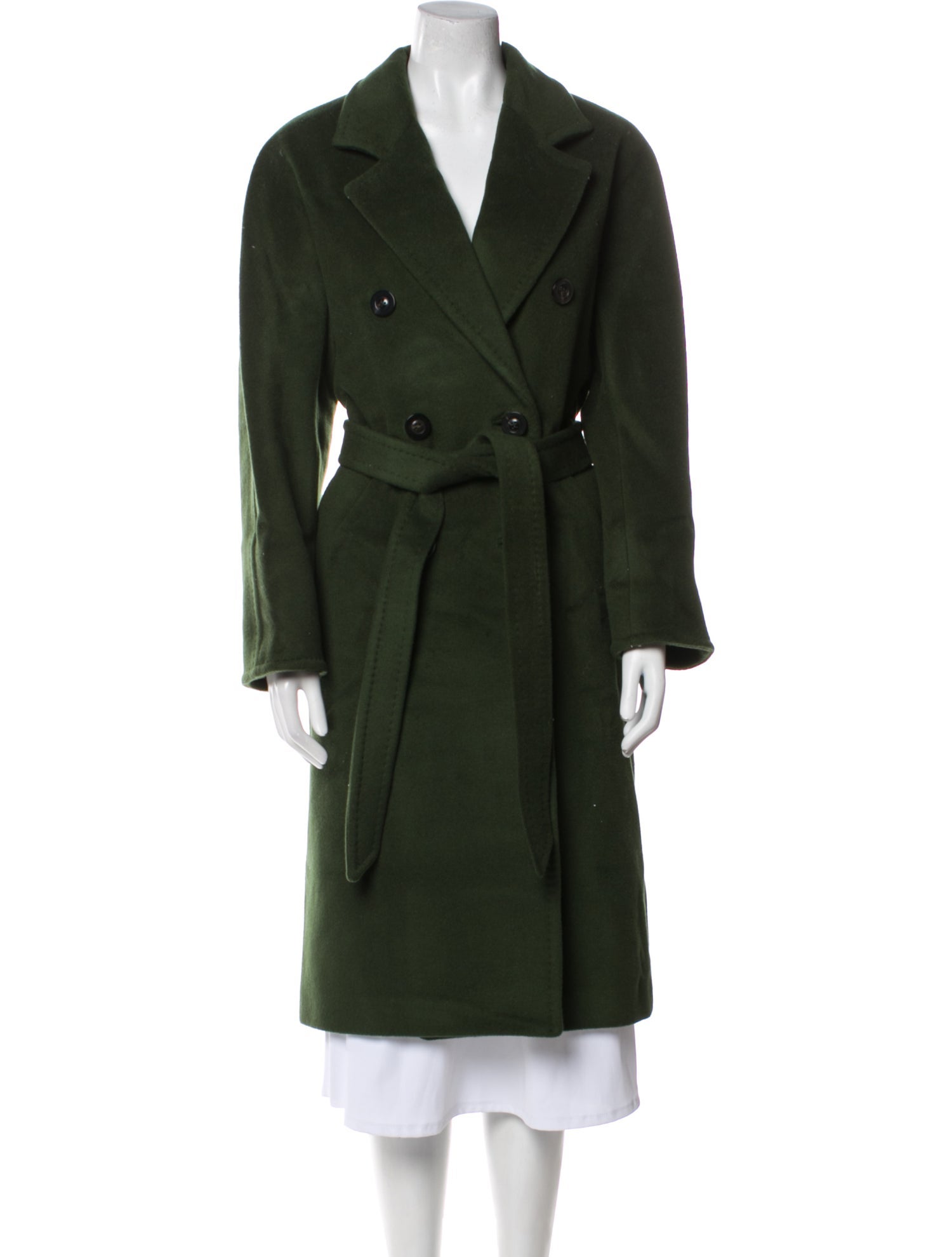 Max Mara Virgin Wool Trench Coat