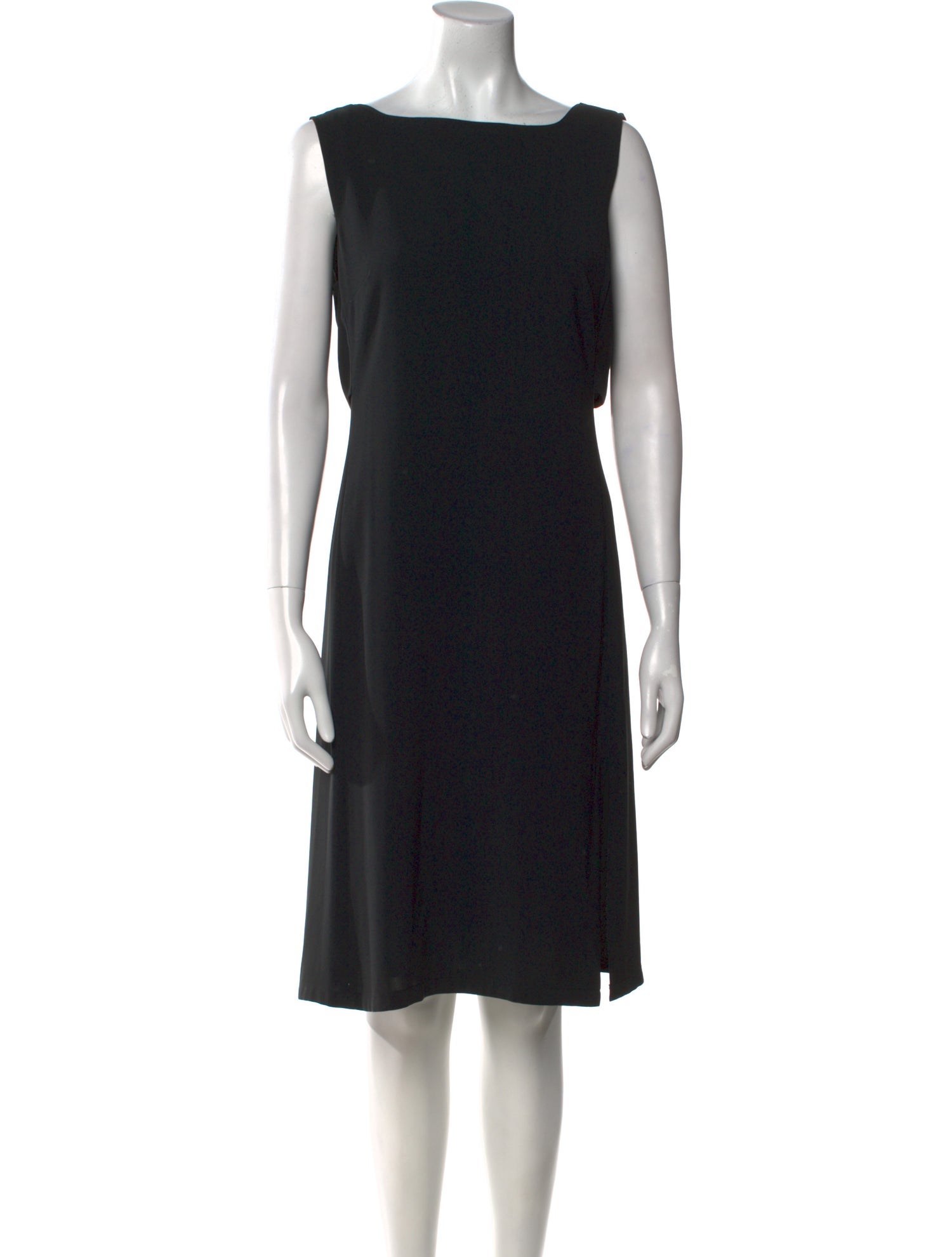 Max Mara Bateau Neckline Knee-Length Dress