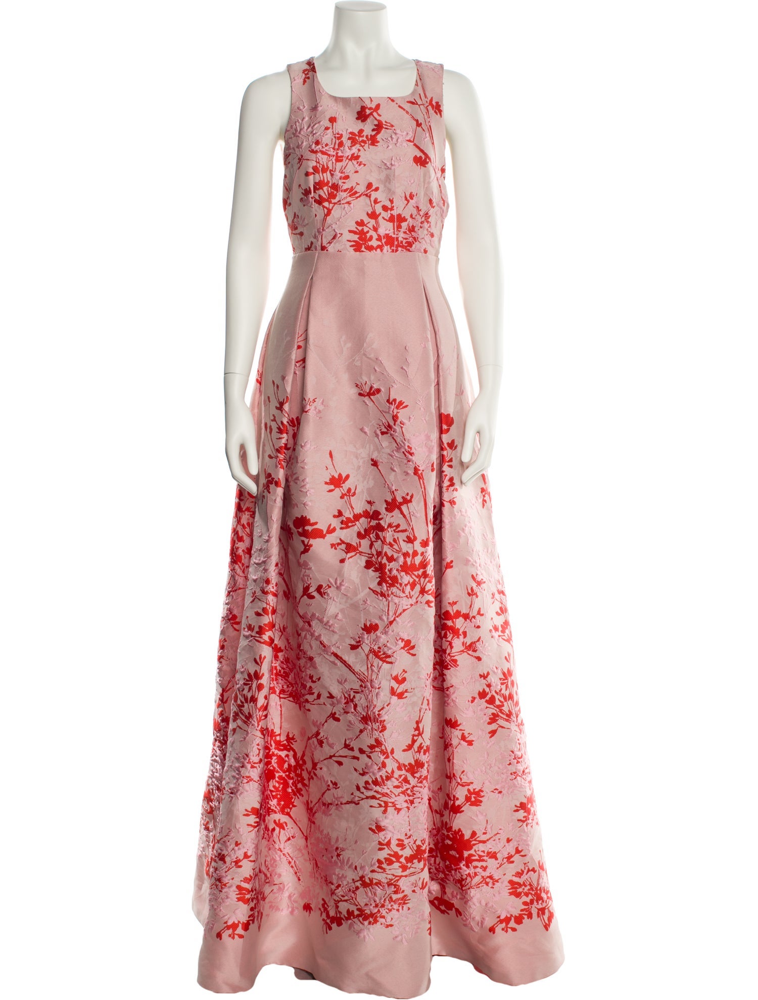 Max Mara Floral Print Long Dress