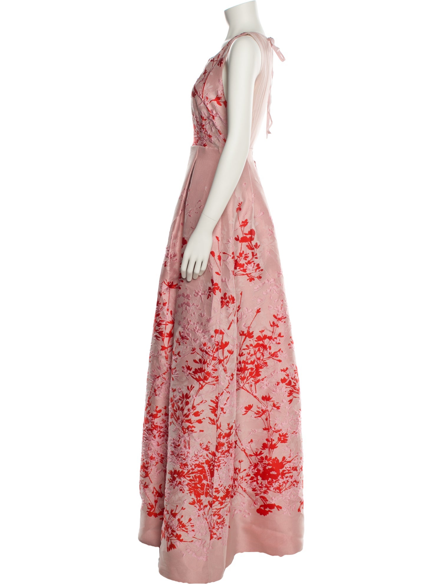 Max Mara Floral Print Long Dress