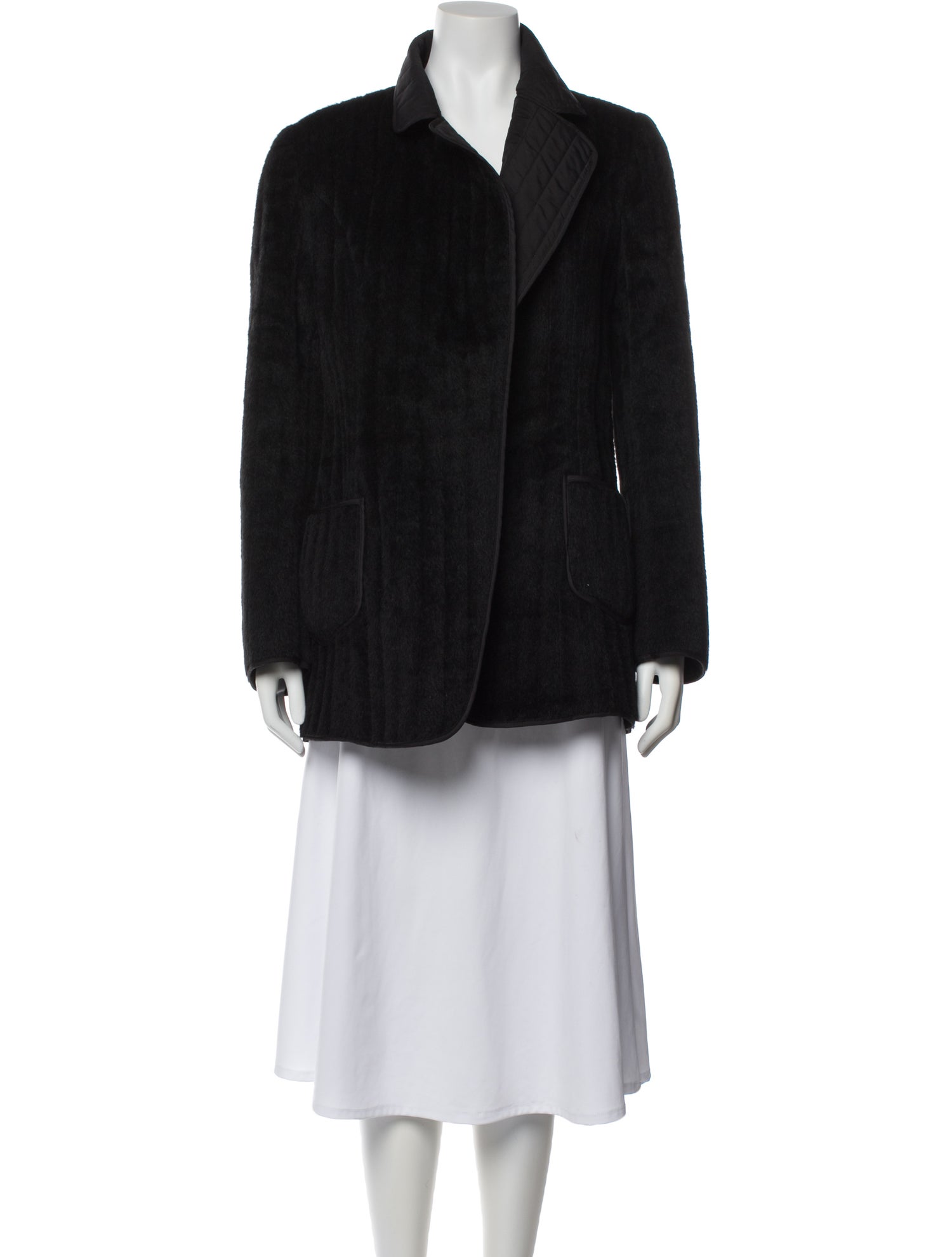 Max Mara Alpaca Faux Fur Jacket